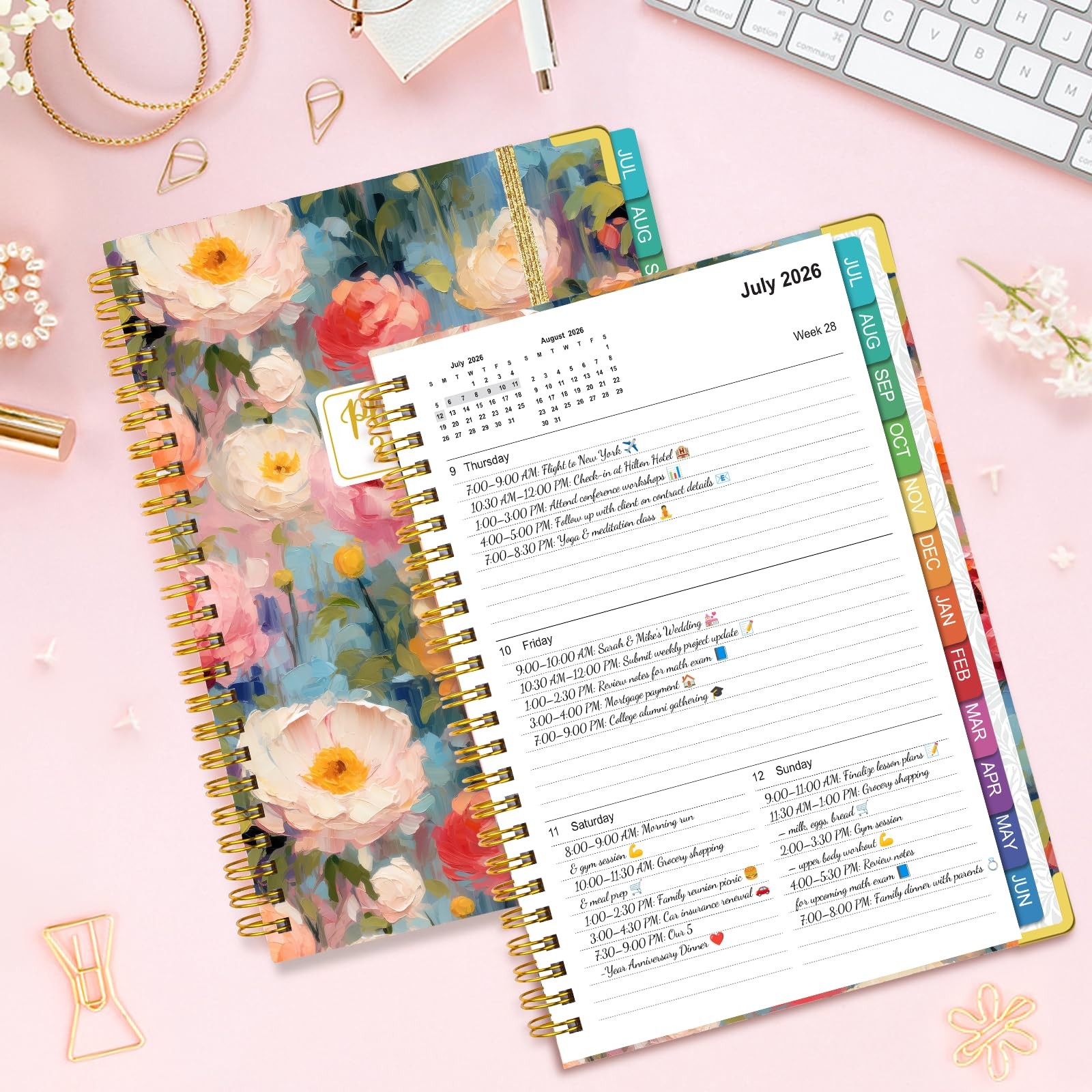 Planner 2026-2027: 2026-2027 Academic Planner Weekly and Monthly from Jul. 2026