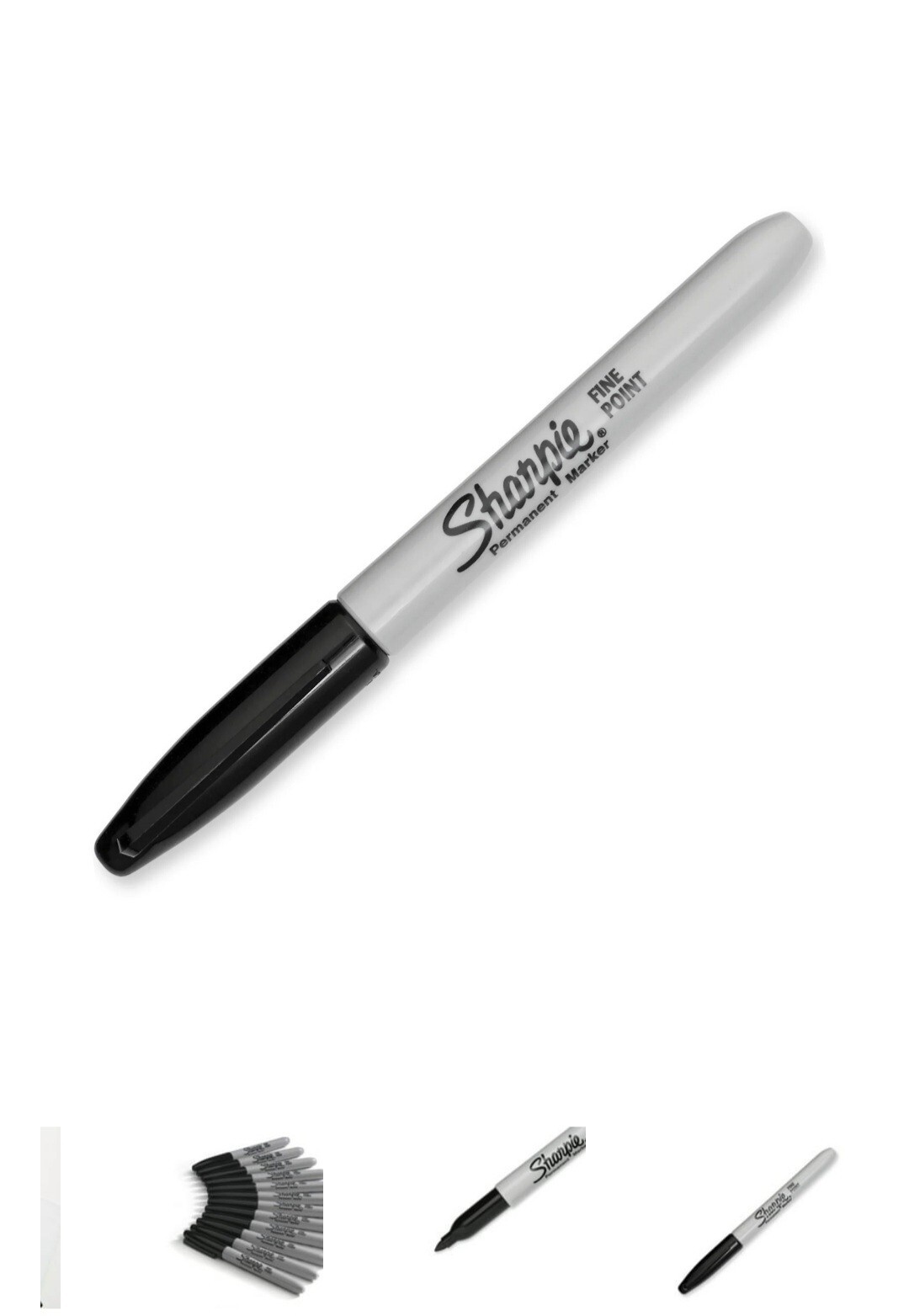 Sharpie Permanent Markers Bulk Set, Fine Tip 36 Count (Pack of 1), Black
