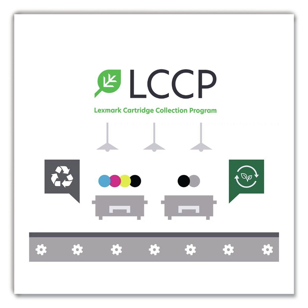 Lexmark 74C0HYG 12,000 Page-Yield High-Yield Toner – Yellow New