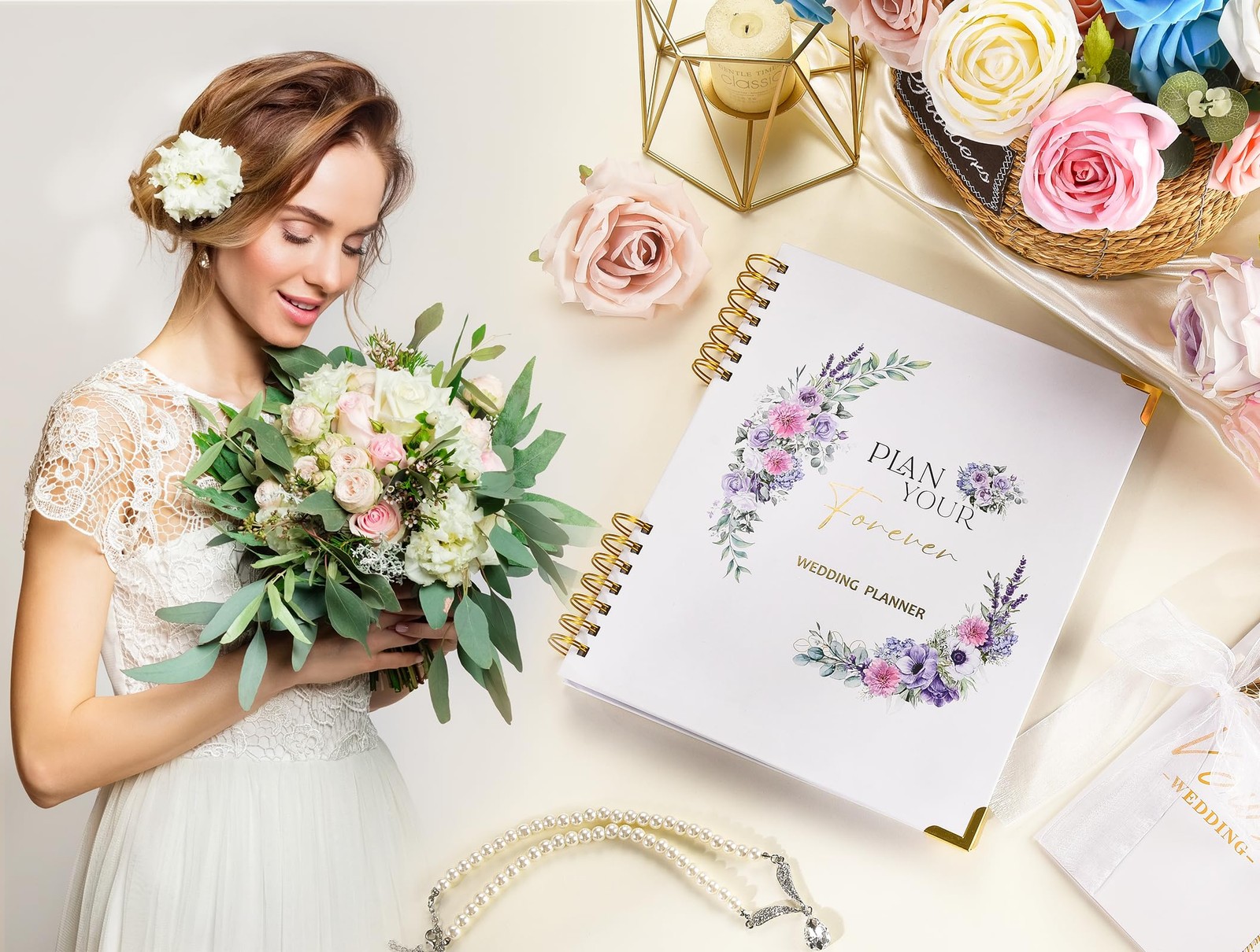 Bekesin Wedding Planner Book And Organizer For – 184 Pages Wedding Planning