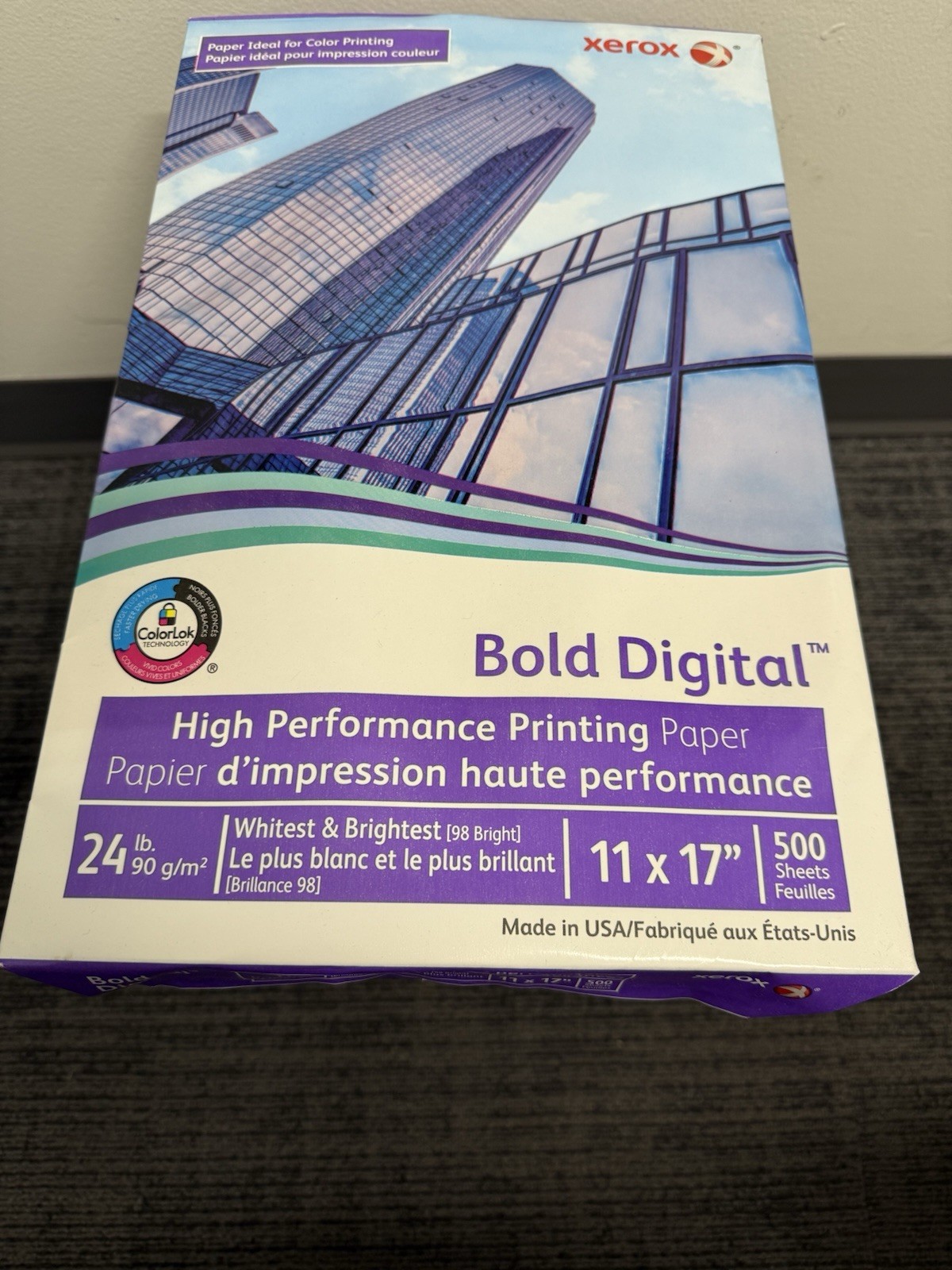 Xerox Bold digital Laser Print Copy & Multipurpose Paper 11”x17” 24lb