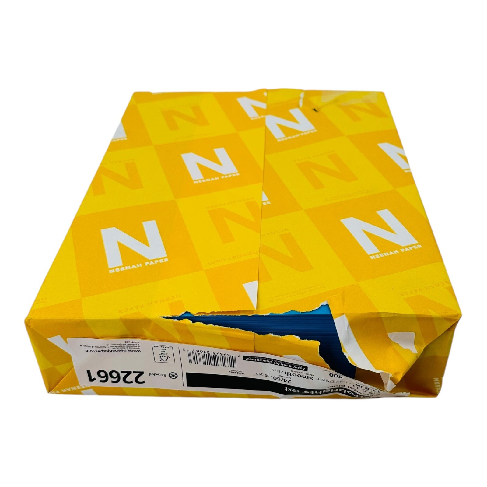 Neenah Astrobrights Text 8.5″ x 11″ Celestial Blue Copy Paper 24 lb 500 Sheets