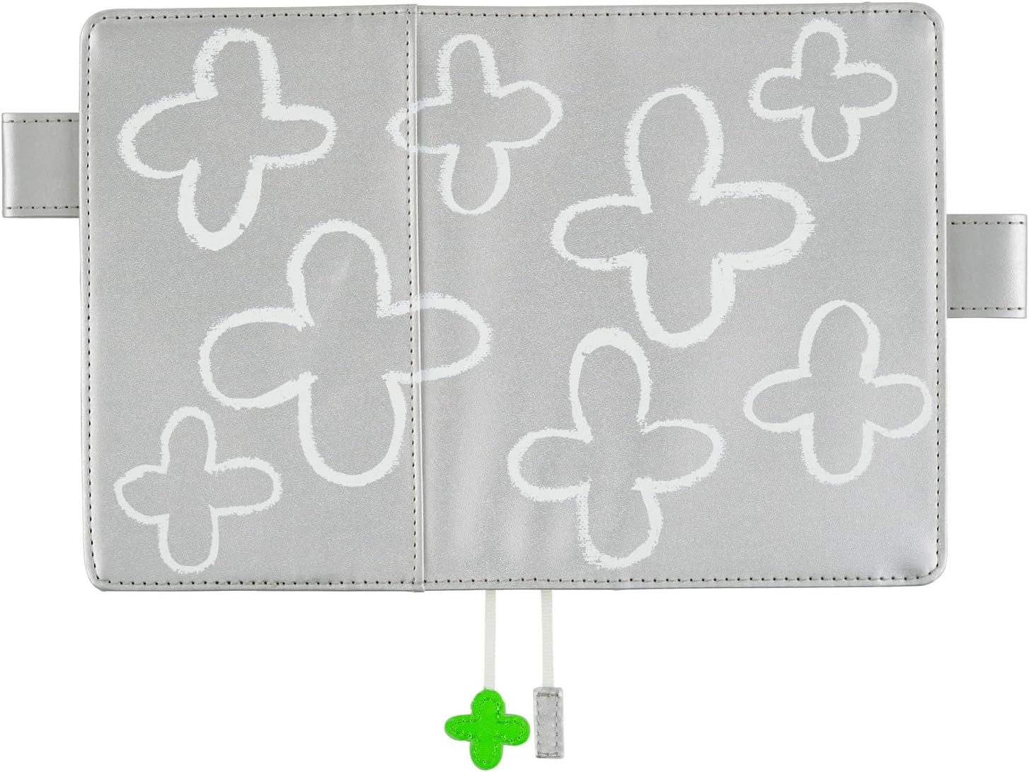 Hobonichi A6 Planner Cover Silver Flower Makoto Matsubayashi Japan Brand New