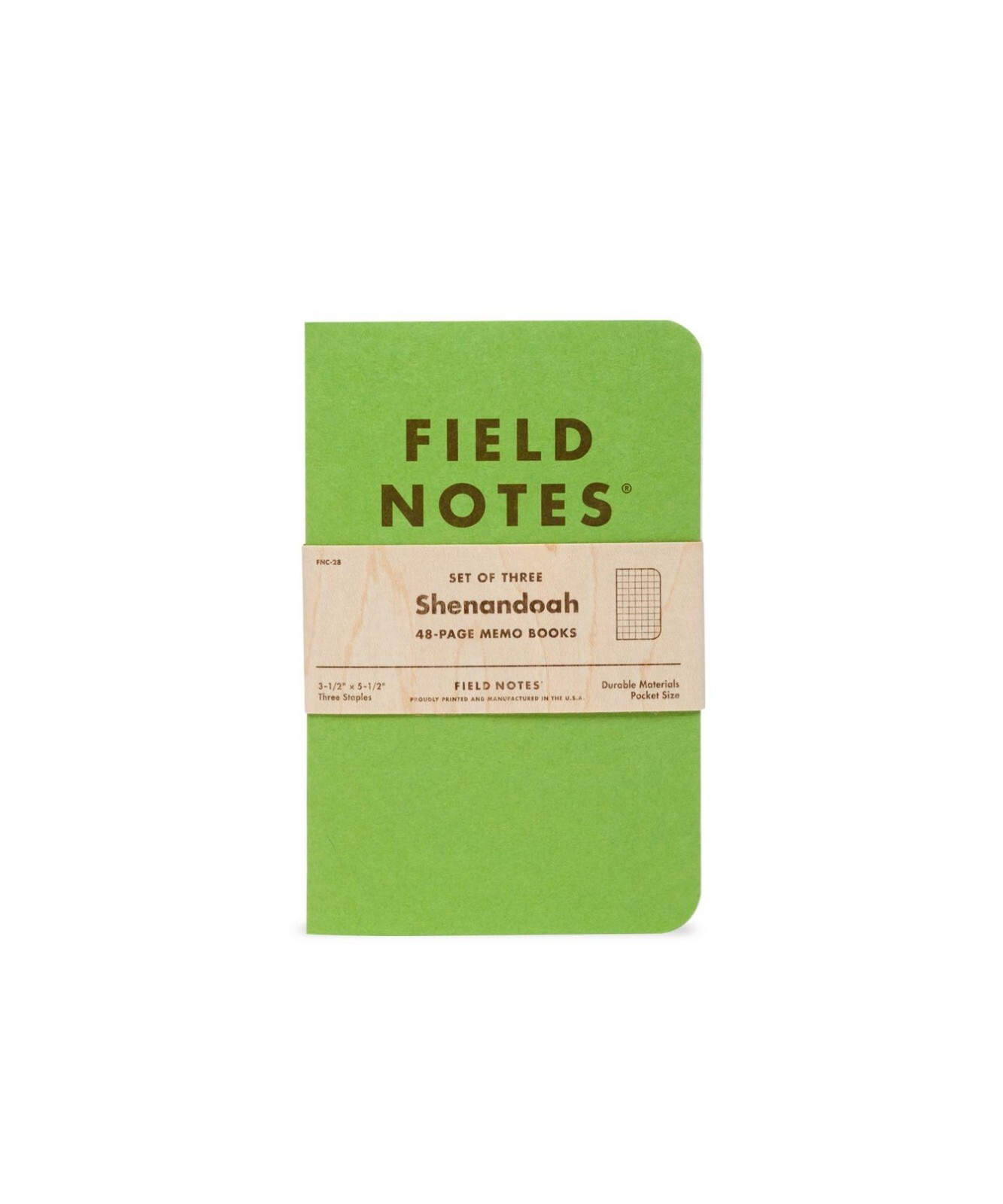 NEW/SEALED Field Notes Shenandoah 3-pack Limited Edition (FNC-28, Fall 2015)