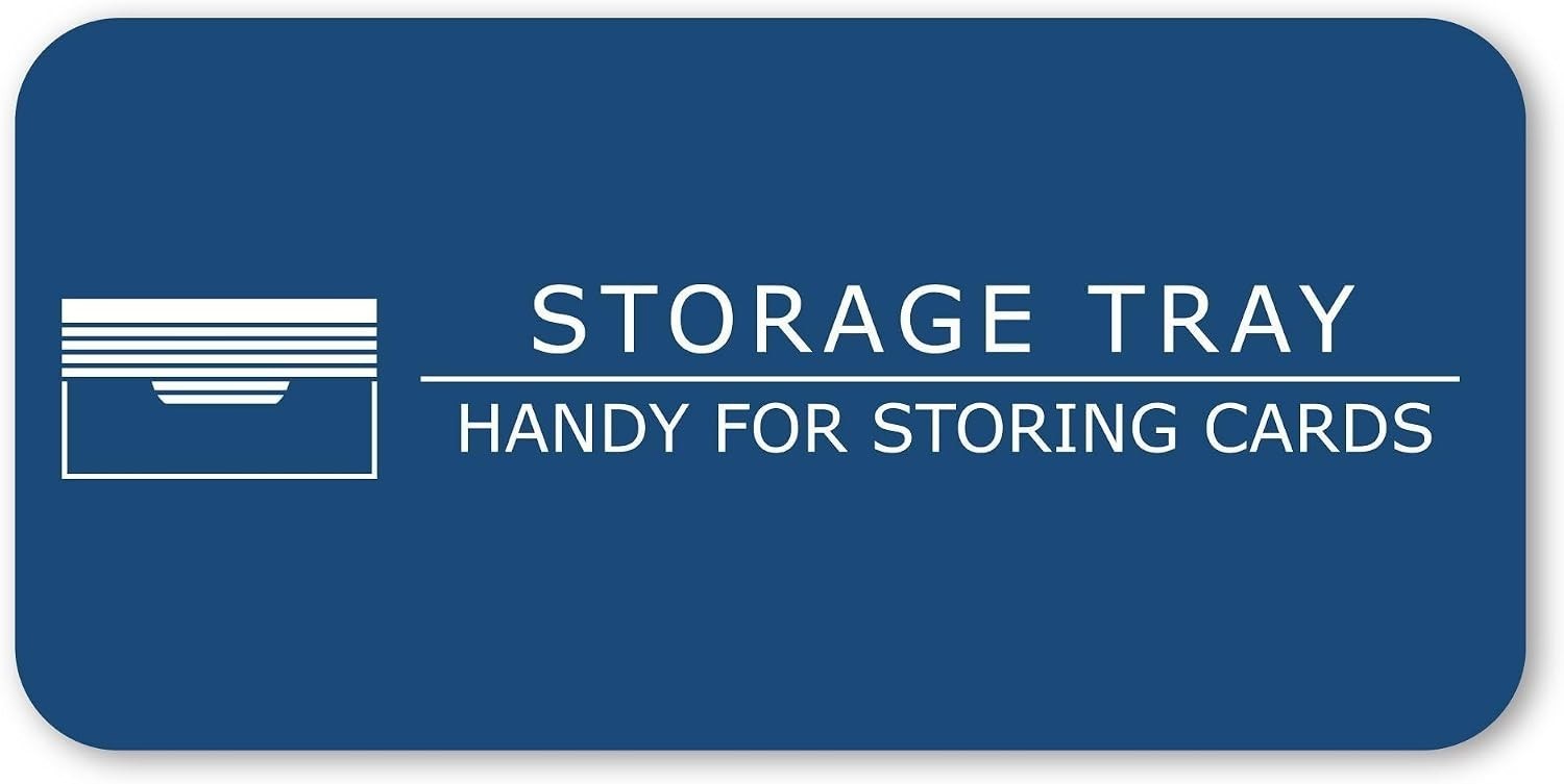 240 Ct 3×5 Index Cards, White, Ruled Front, Tray Holder Case