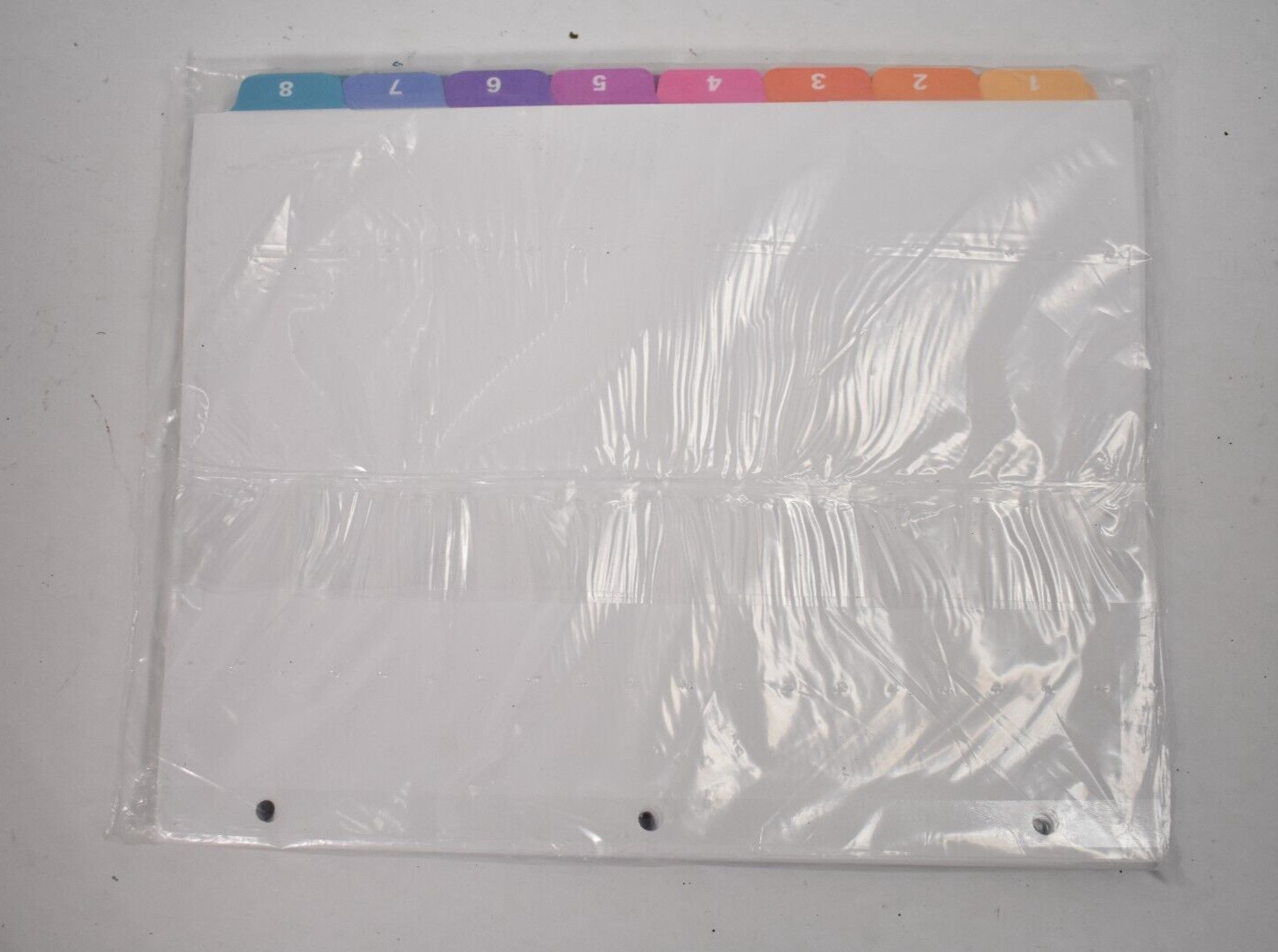 Lot of 3 Avery Ready Index Table Of Contents Reference Divider 8 Tab 6 Set 11186