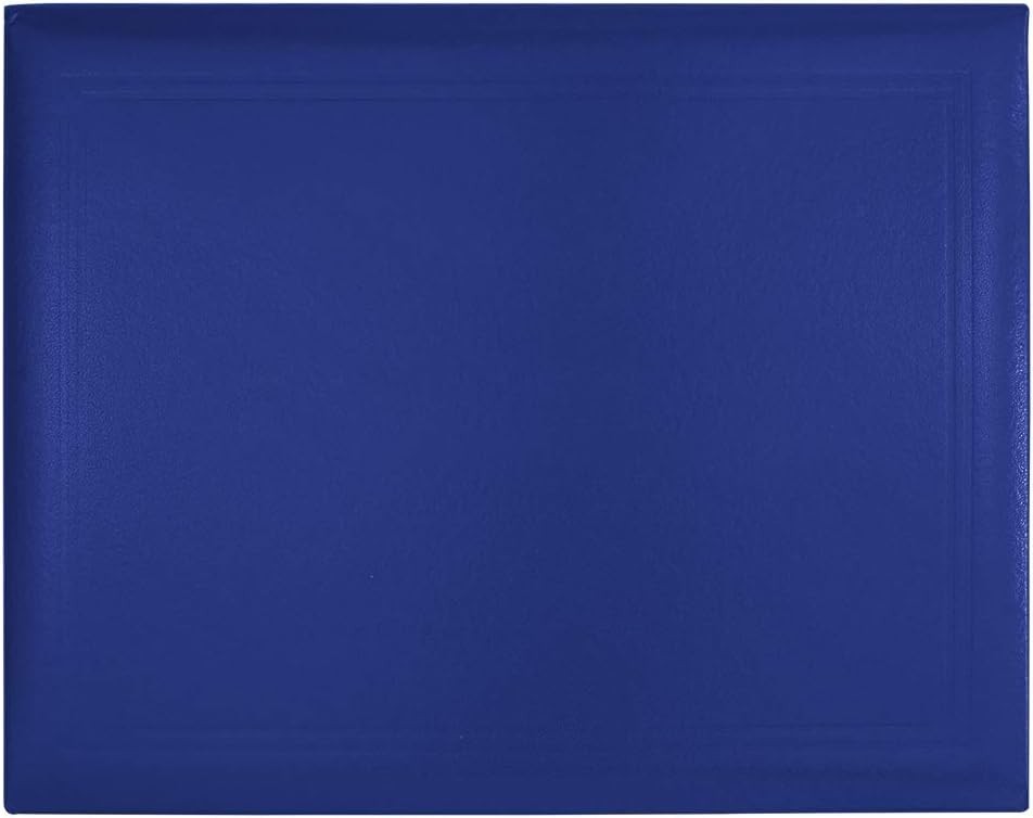 Royal Blue Padded Diploma Cover – Elegant Certificate Holder for Graduates