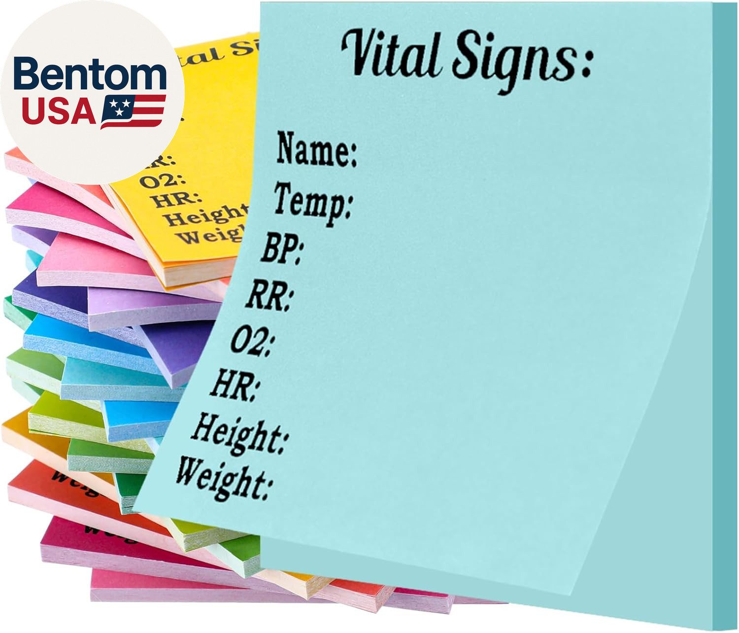 24 Pads 720 Sheets Nurse Vital Signs Sticky Notes CNA Week Gifts Medical Assista