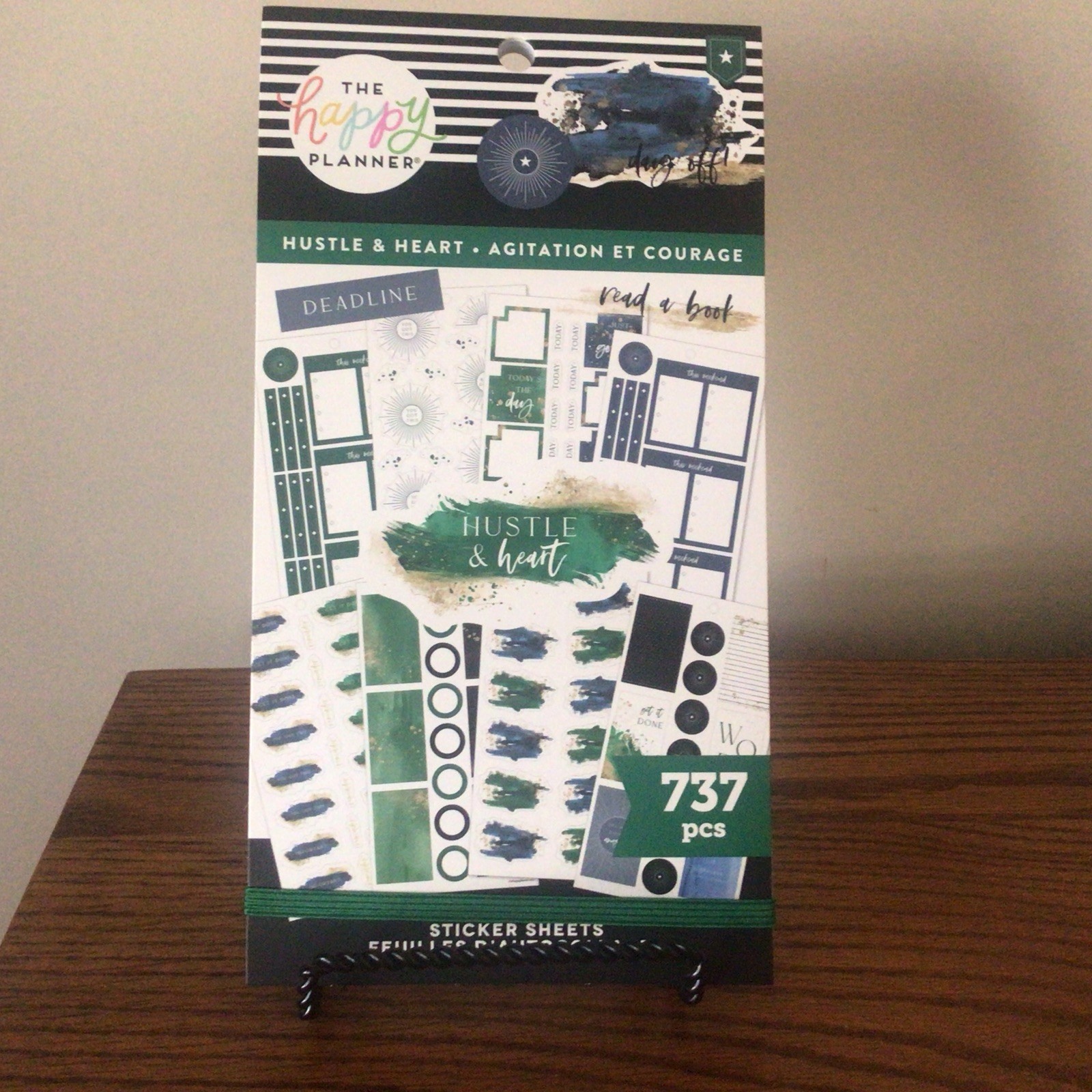 Happy Planner Hustle & Heart Sticker Sheets Book 737 Pieces/New