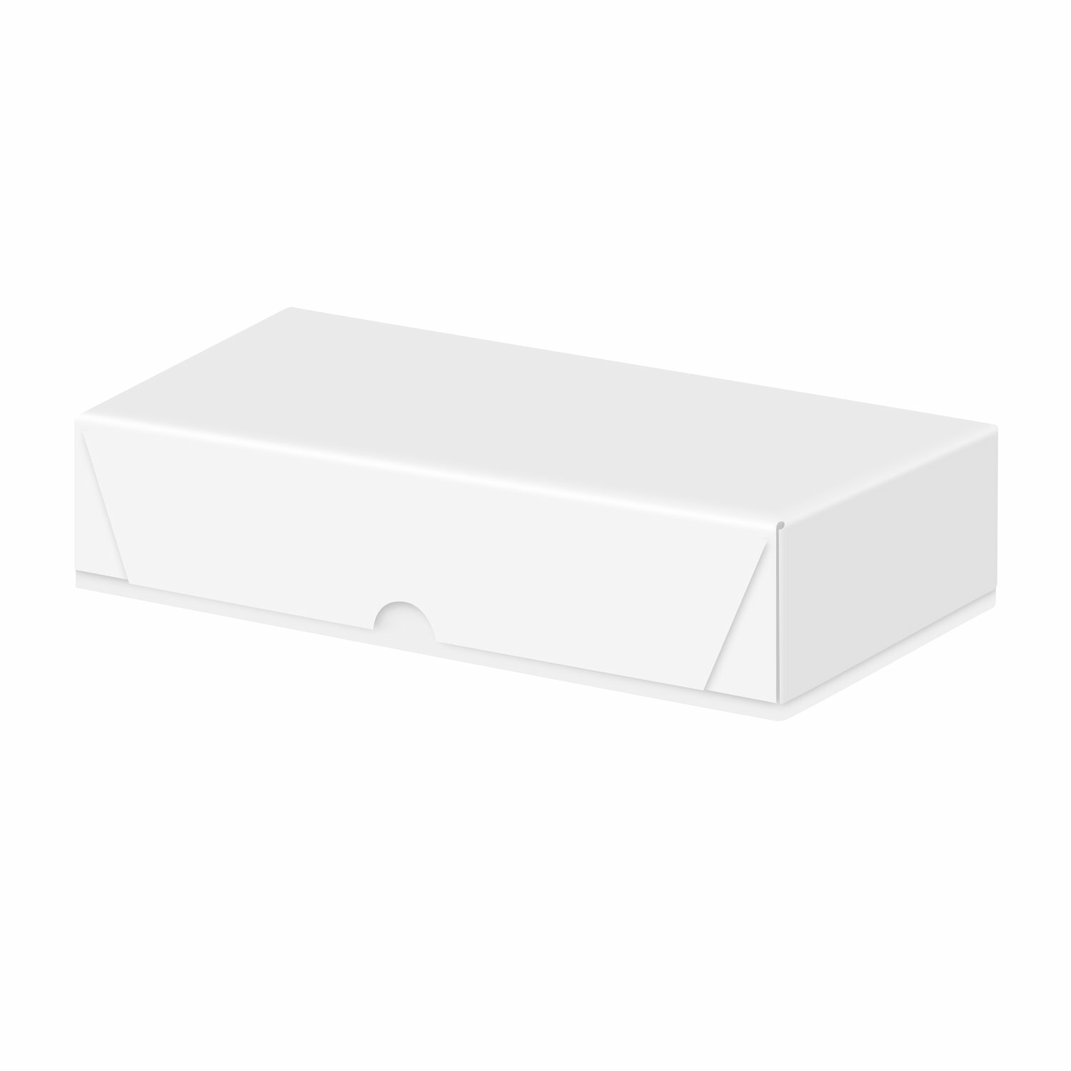 White Business Card Folding Boxes – Size 16″ x 3 1/2″ x 2″ – 150 Boxes per Pack