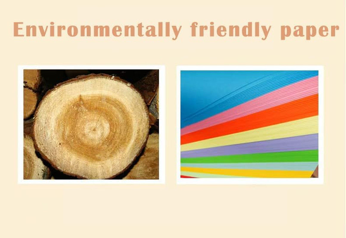 10 Colors Copy Print Paper 8.5X11 Inches,100 Sheets Rainbow A4 Printer Paper 70G