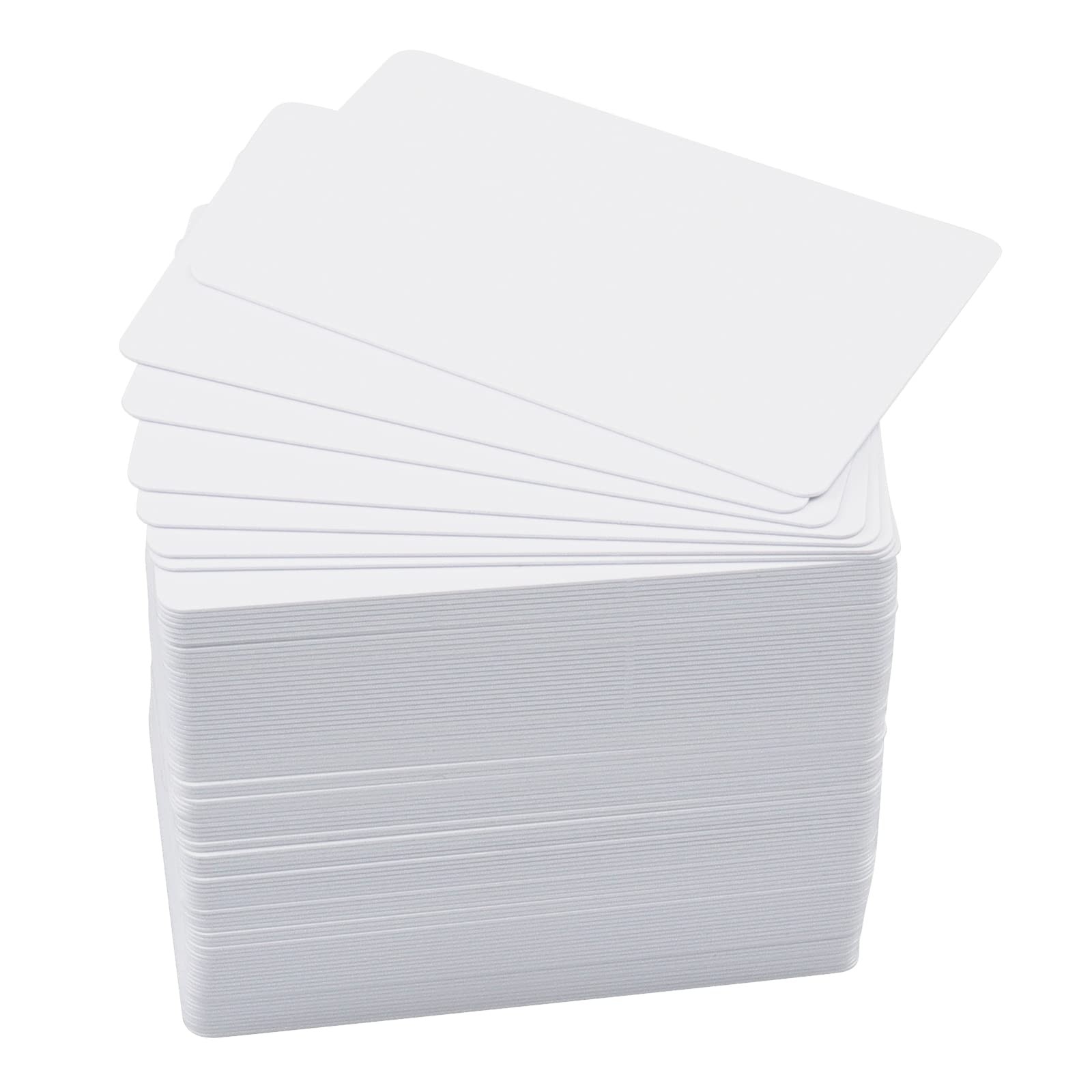 PVC Cards 100 Pack White CR80 30 Mil Premium Blank Graphic Quality