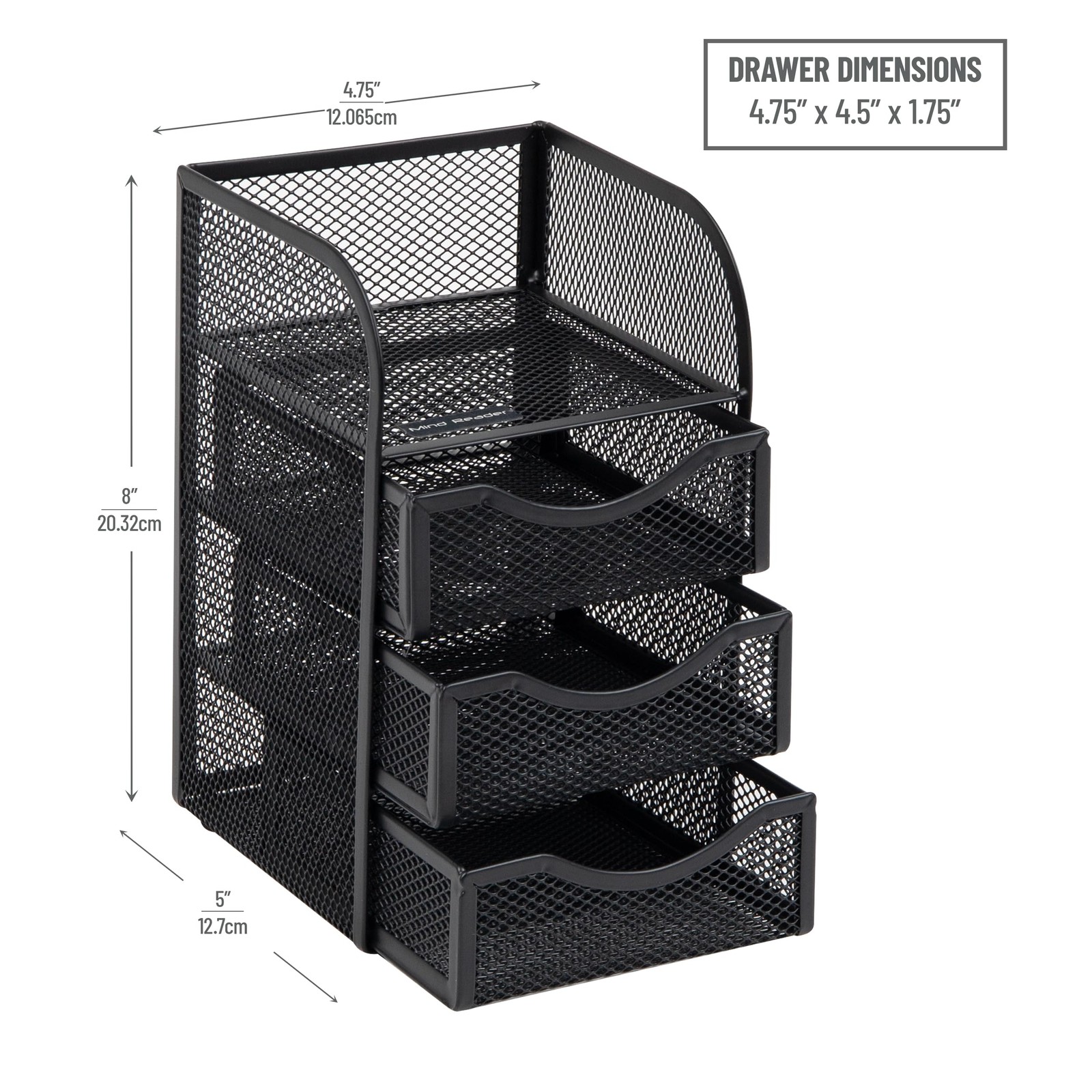 Desktop Accessory Storage, Binder Clip Basket, Workspace, Office, Metal Mesh,…