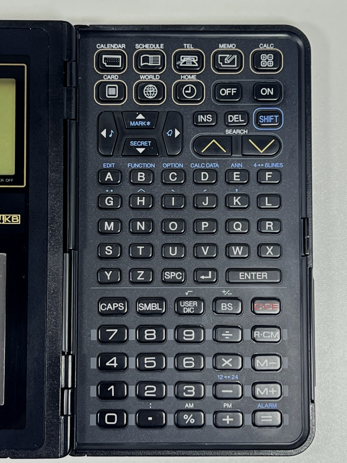 Vintage 90’s Sharp 64KB IQ-7200 Electronic Organizer New Batteries Clean Tested