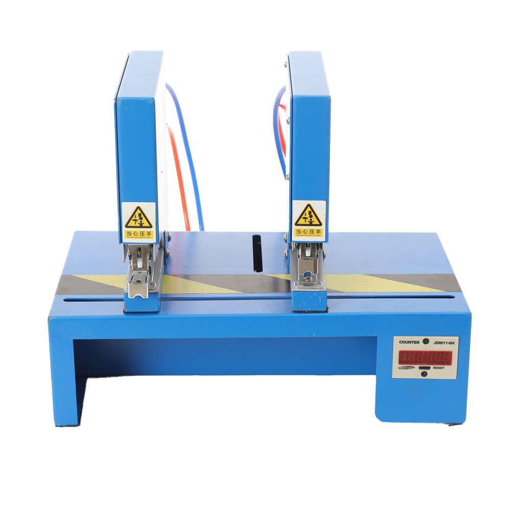 Double Stapler Machine Pneumatic Stapler Dual Head Smart Saddle Stapler Electric