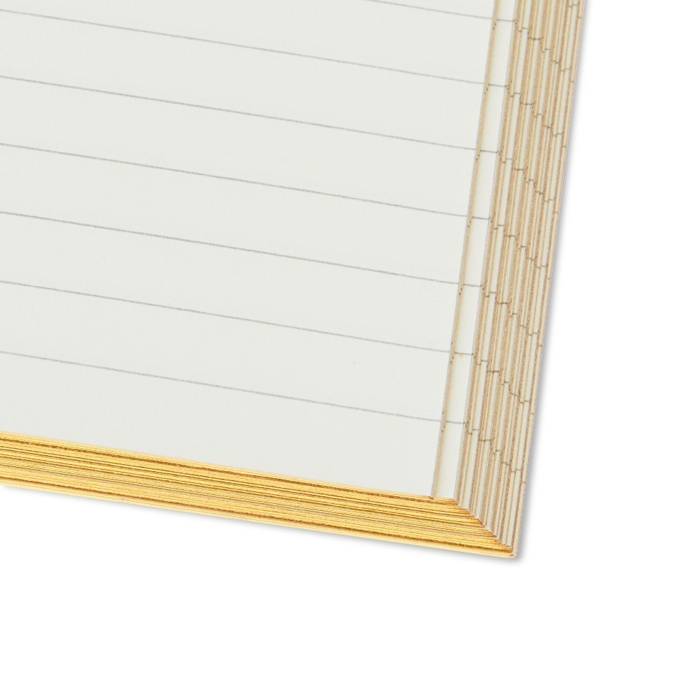 Notebook with Textured Stripe Design, 8 x 10 Inches, 160 Lined Pages, for Adults
