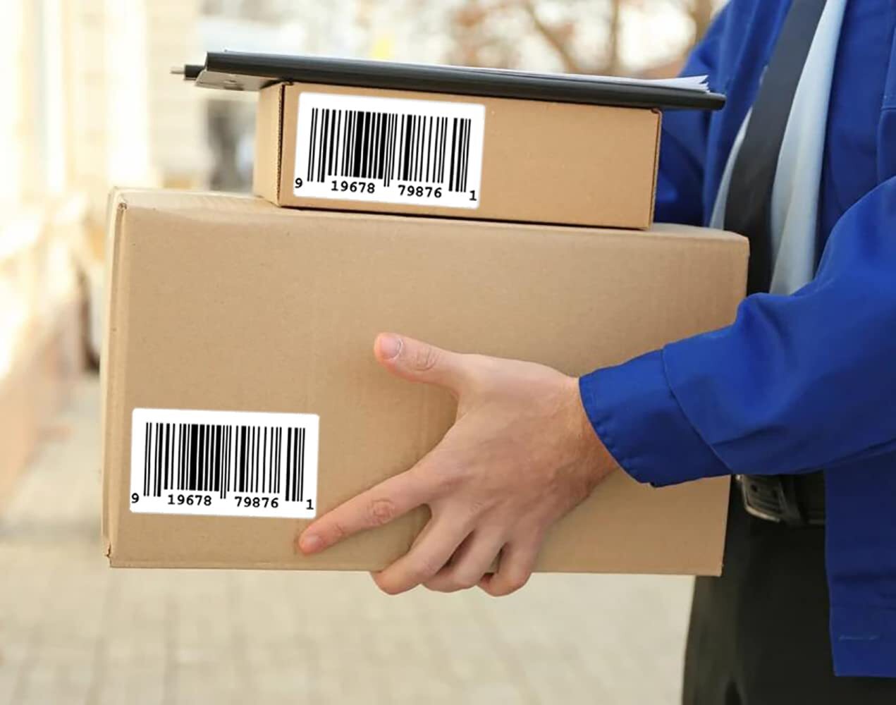 2.25″x1.25” Direct Thermal Labels Blank Barcode UPC for Rollo & Zebra- 1000/Roll