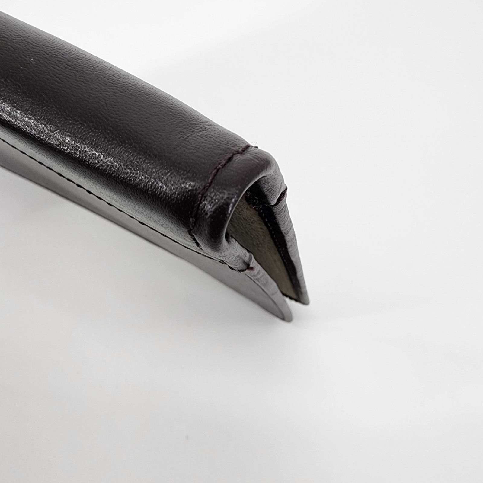 Padfolio Folder Binder Legal Pad Size Dark Brown Leather Vinyl Padded Pen Holder