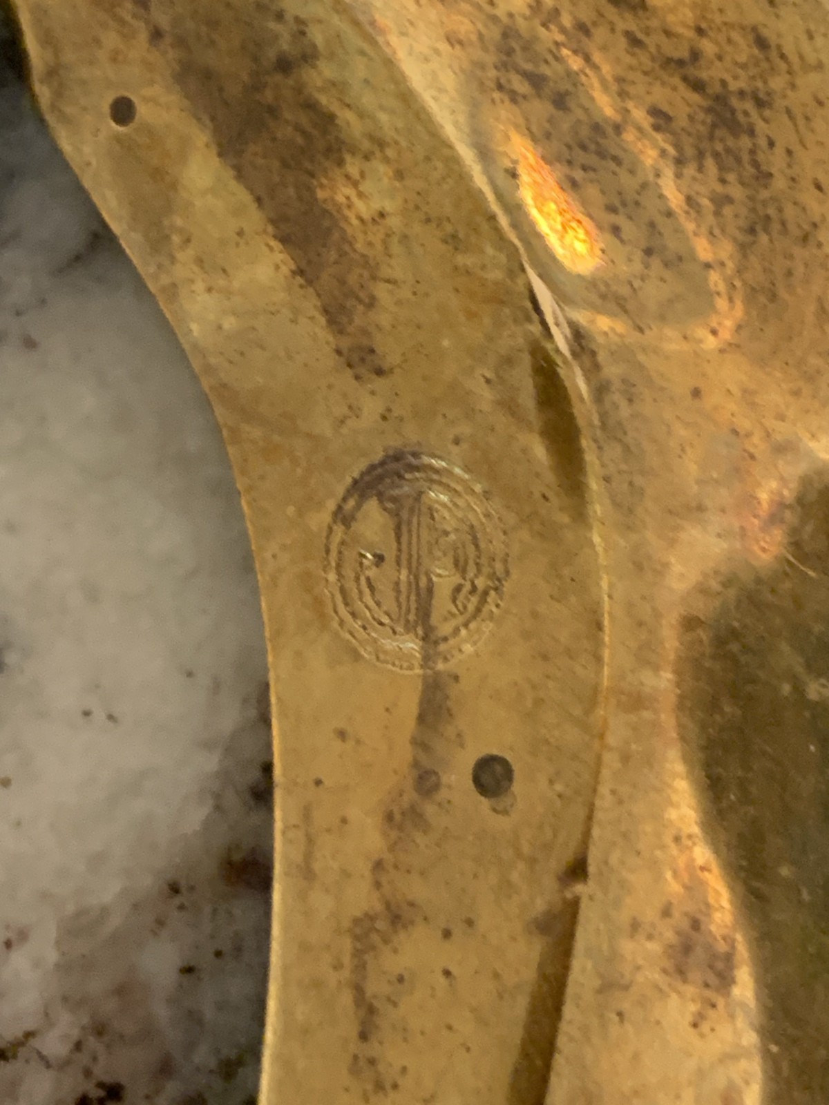 Jonathan Adler – Letter Opener & Magnifying Glass – Brass Seahorse