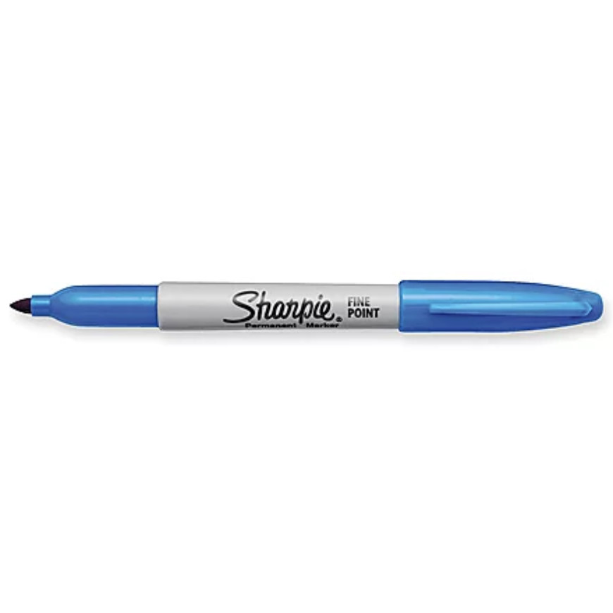 Sharpie Permanent Marker, Fine Point, Blue Color – 36/Pack *FREE SHIPPING*