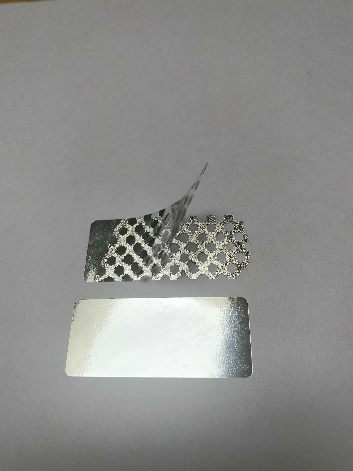 100 CHROME BLACK TAMPER EVIDENT SECURITY VOID LABELS-WARRANTY PROTECTION BARCODE