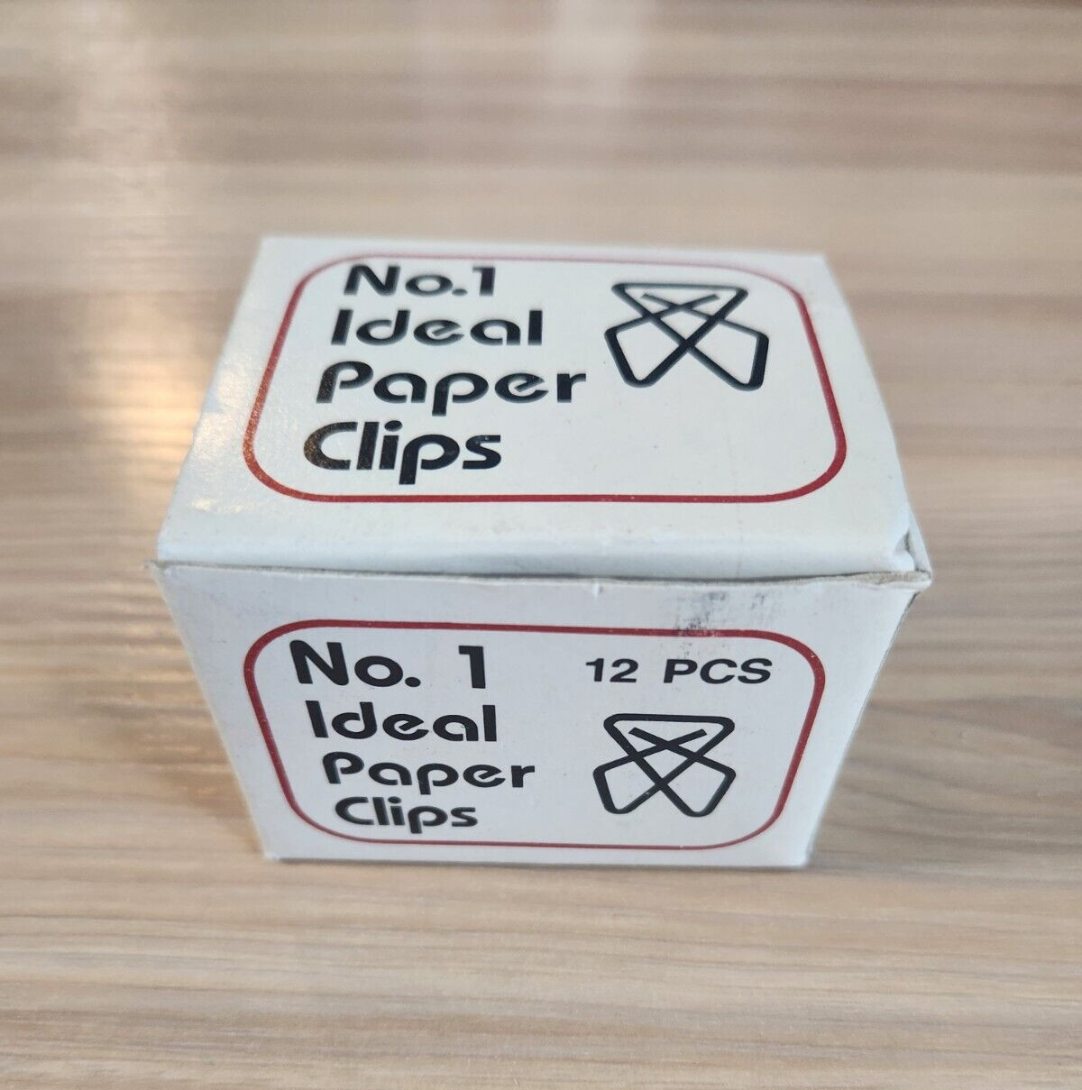 Vintage No. 1 Ideal Paper Clips Janka Inc Size 1 Butterfly Style RARE