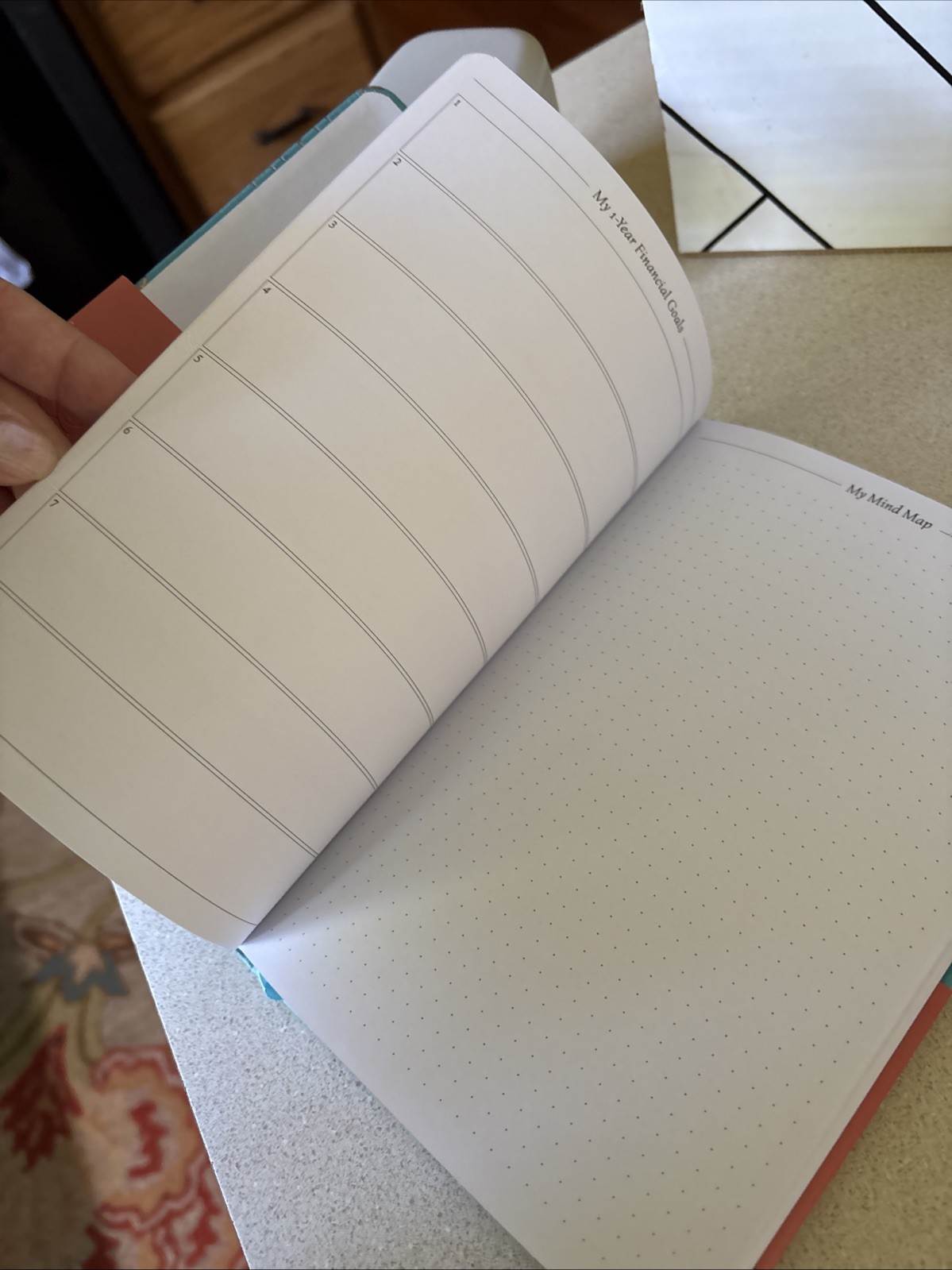 Legend Budget Planner Undated Financial Planner Organizer & Budget Book HC Blue