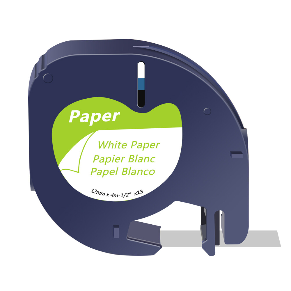 For Dymo Letratag LT-100H Label Maker Tape Clear White Red Yellow Blue Green