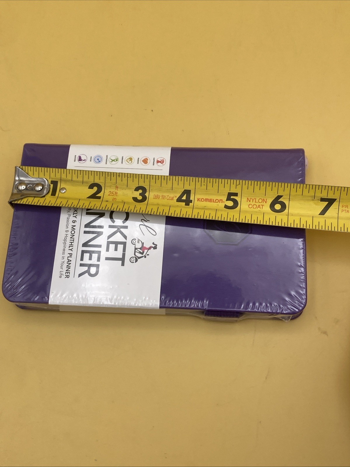 Go Girl Planner Undated Weekly Monthly Planner Purple Compact Pocket Size Goals