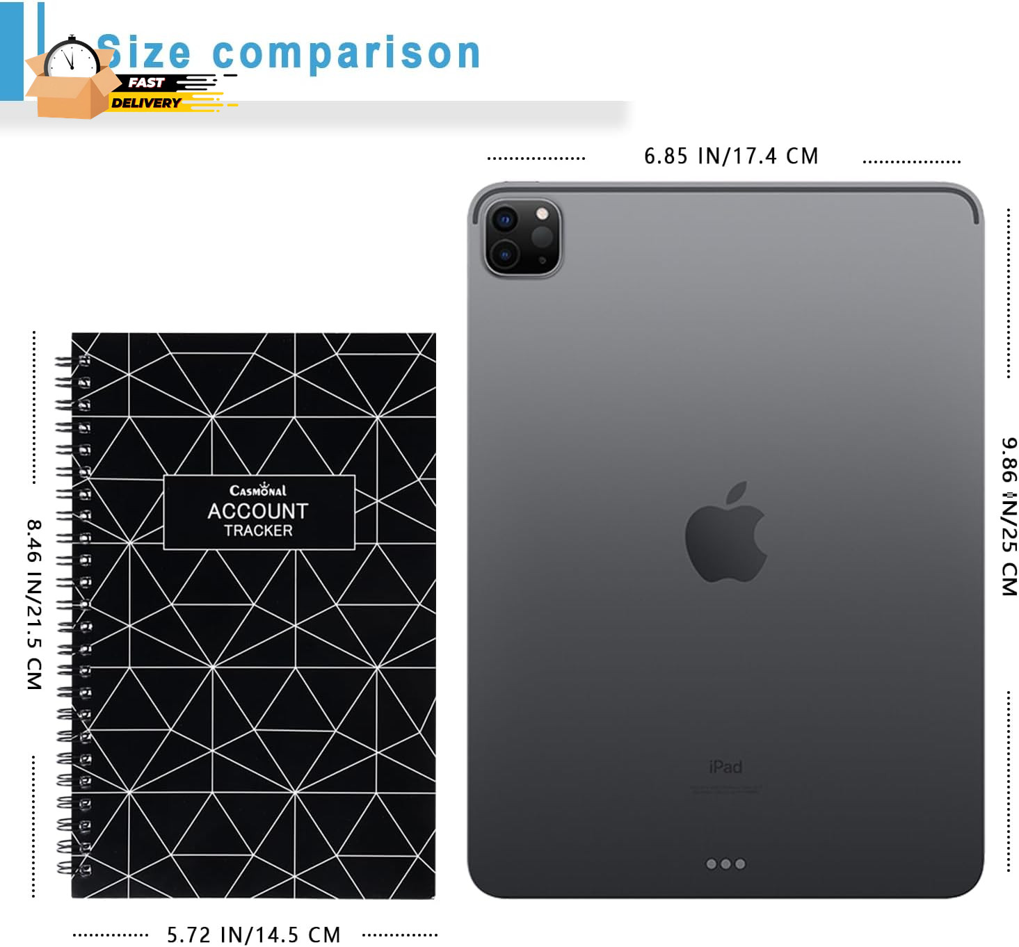 A6 Big Checkbook Register, Check Registers for Personal, Check Book Re