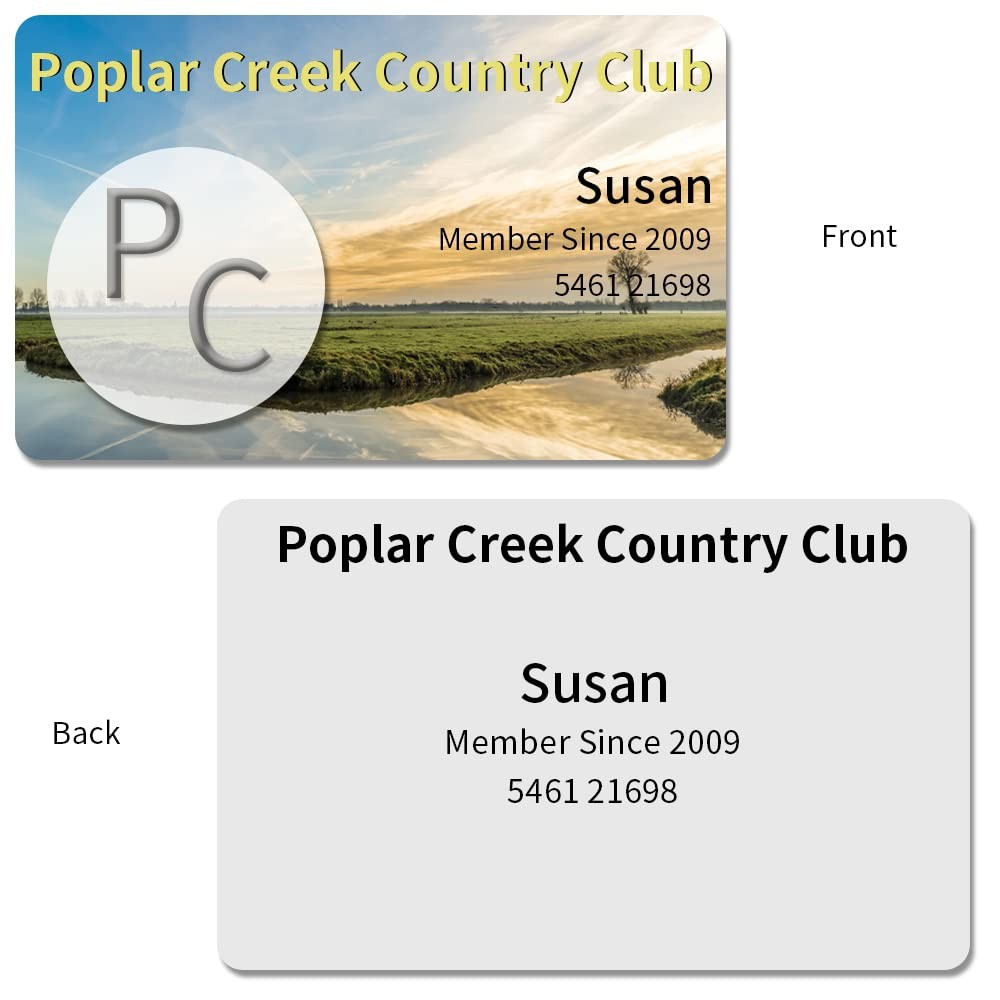 BOMFLORE Premium Blank Inkjet PVC Cards for ID Badge Printers – Graphic Quali…