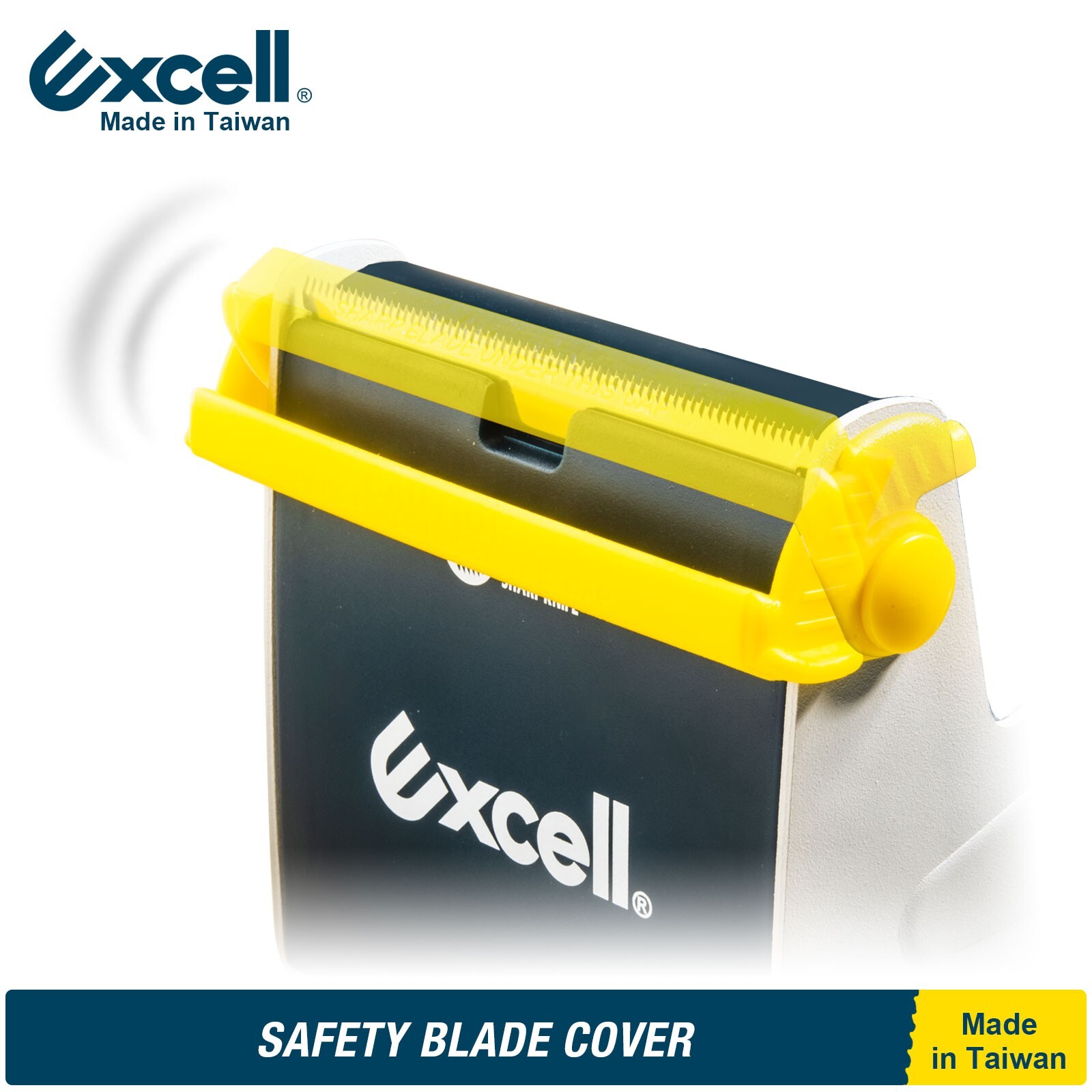 Excell Heavy Duty Desk Tape Dispenser Fits 3×1″ or 1×3″ Tape, 3″ Core, 3″ Wide