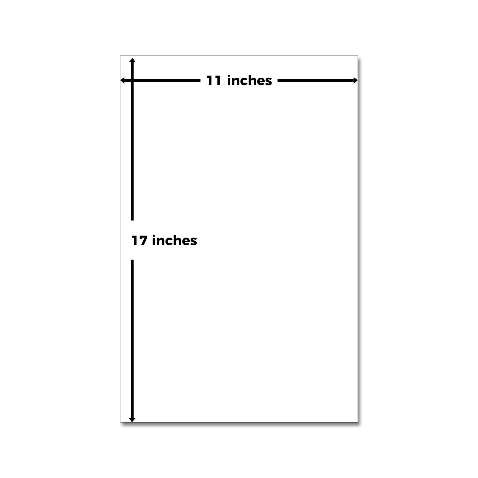 Re-Entry Red Bright Color Cardstock, 65lb Cover (176GSM), 11 x 17, 100 Sheets