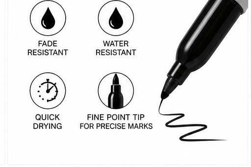 Sharpie Fine Point Permanent Marker Blue 12 Count Pack 30003 New Sealed