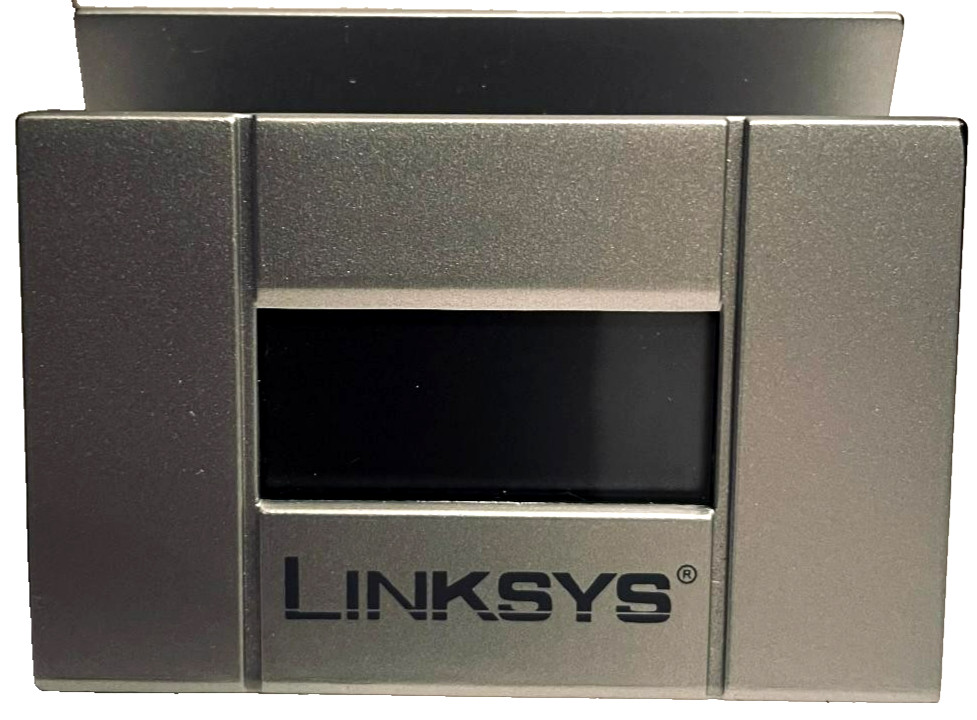 NEW Linksys(Cisco Systems) Promo Desk Top Digital Clock Business Card Holder
