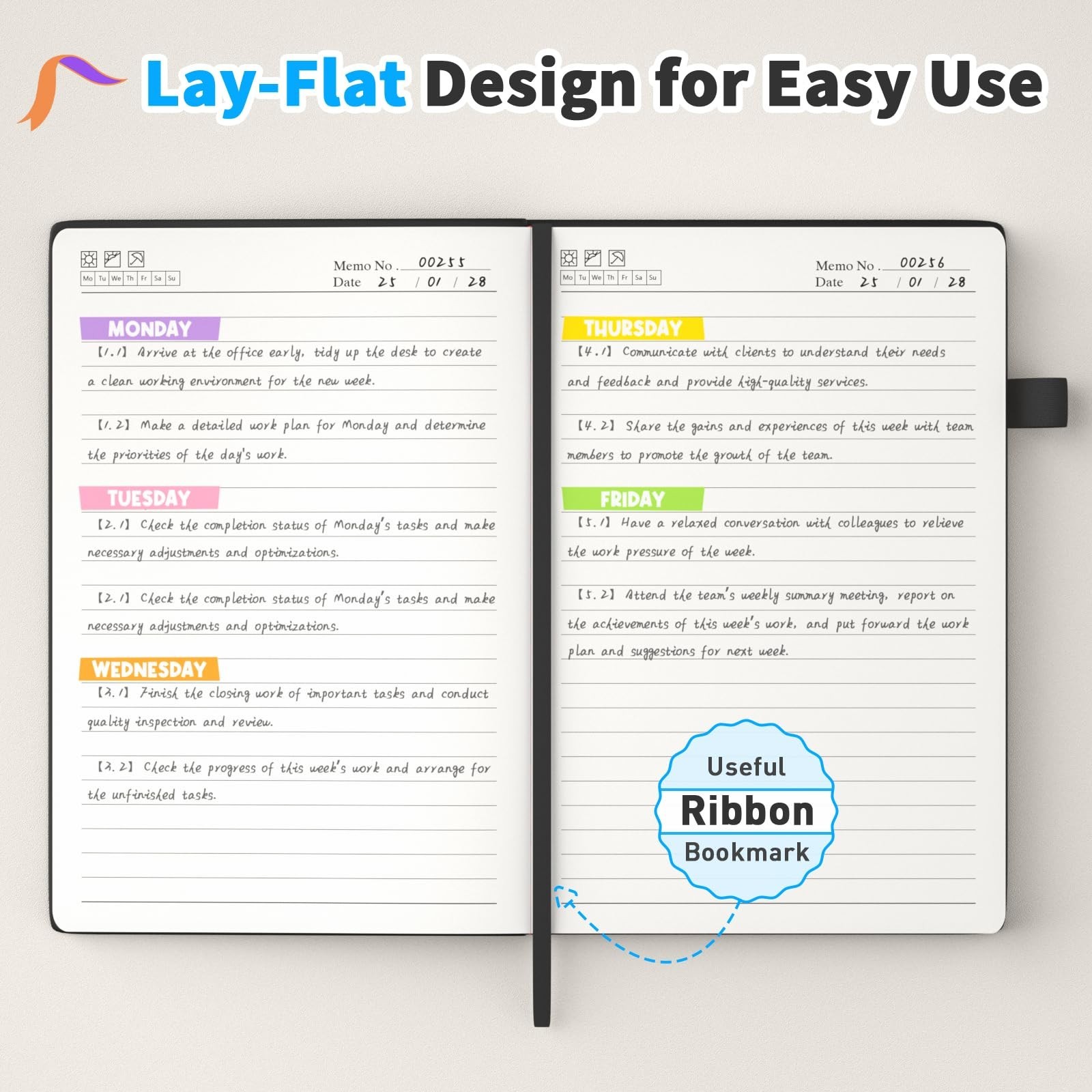 8 Pack Lined Journals A5, 180 Pages, Thick 100 GSM Paper, Notebooks for Writing,