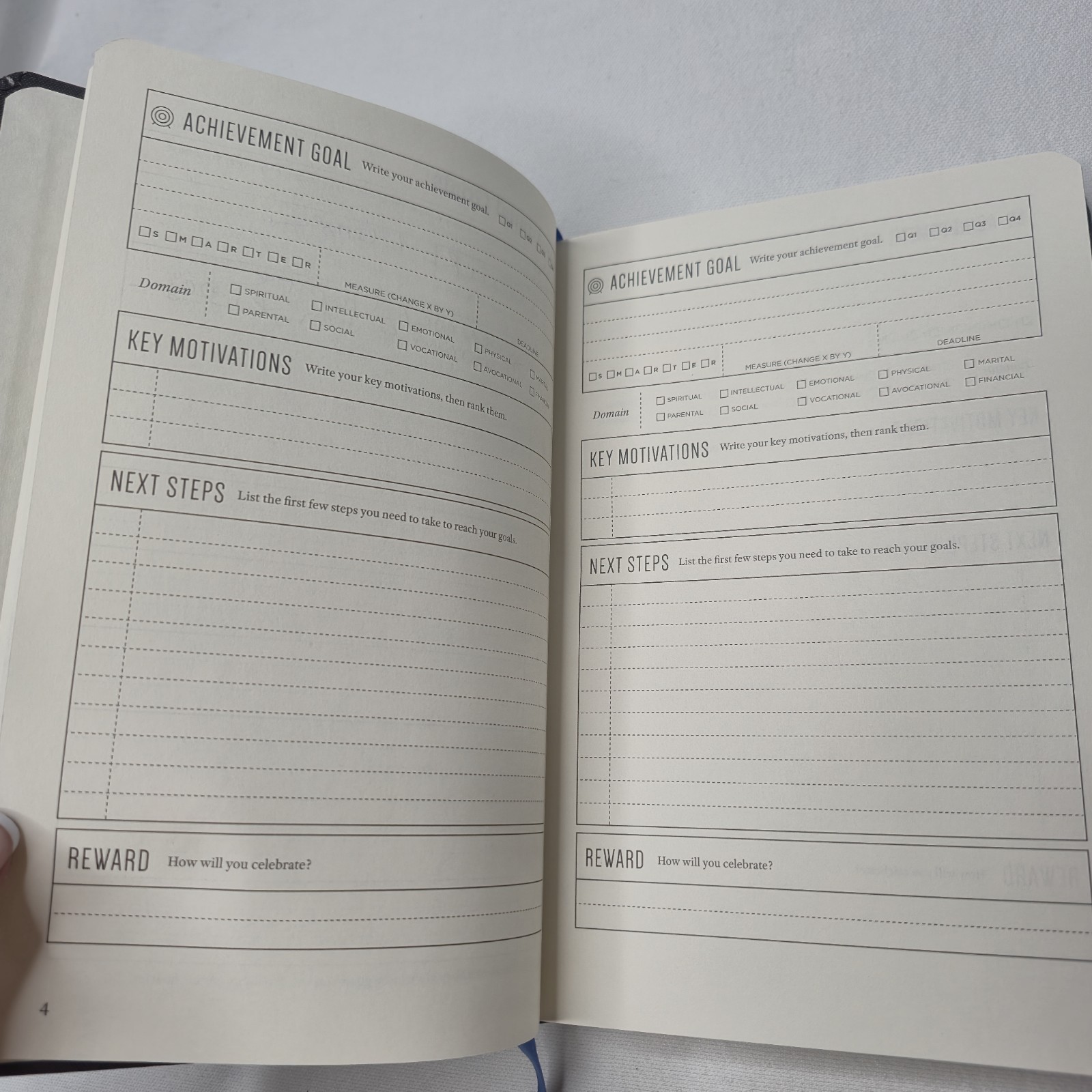 FULL FOCUS PLANNER Michael Hyatt Linen Hardcover Journal Black NEW + Bonus READ!