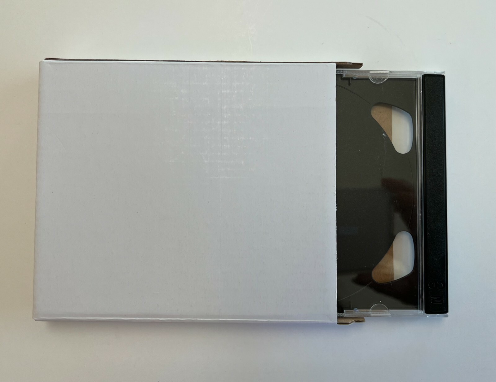 20 NEW 1/2″ THICK WHITE CORRUGATED CARDBOARD CD CASE MAILER, JS87NEW FREE SHIP