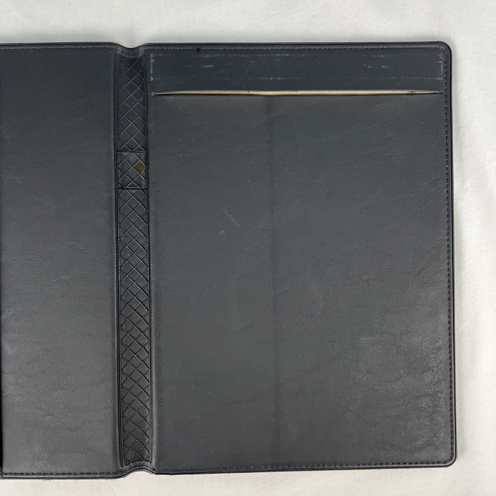 Home Depot Promotional Faux Leather Padfolio Black Padded Soft Note Pad Holder