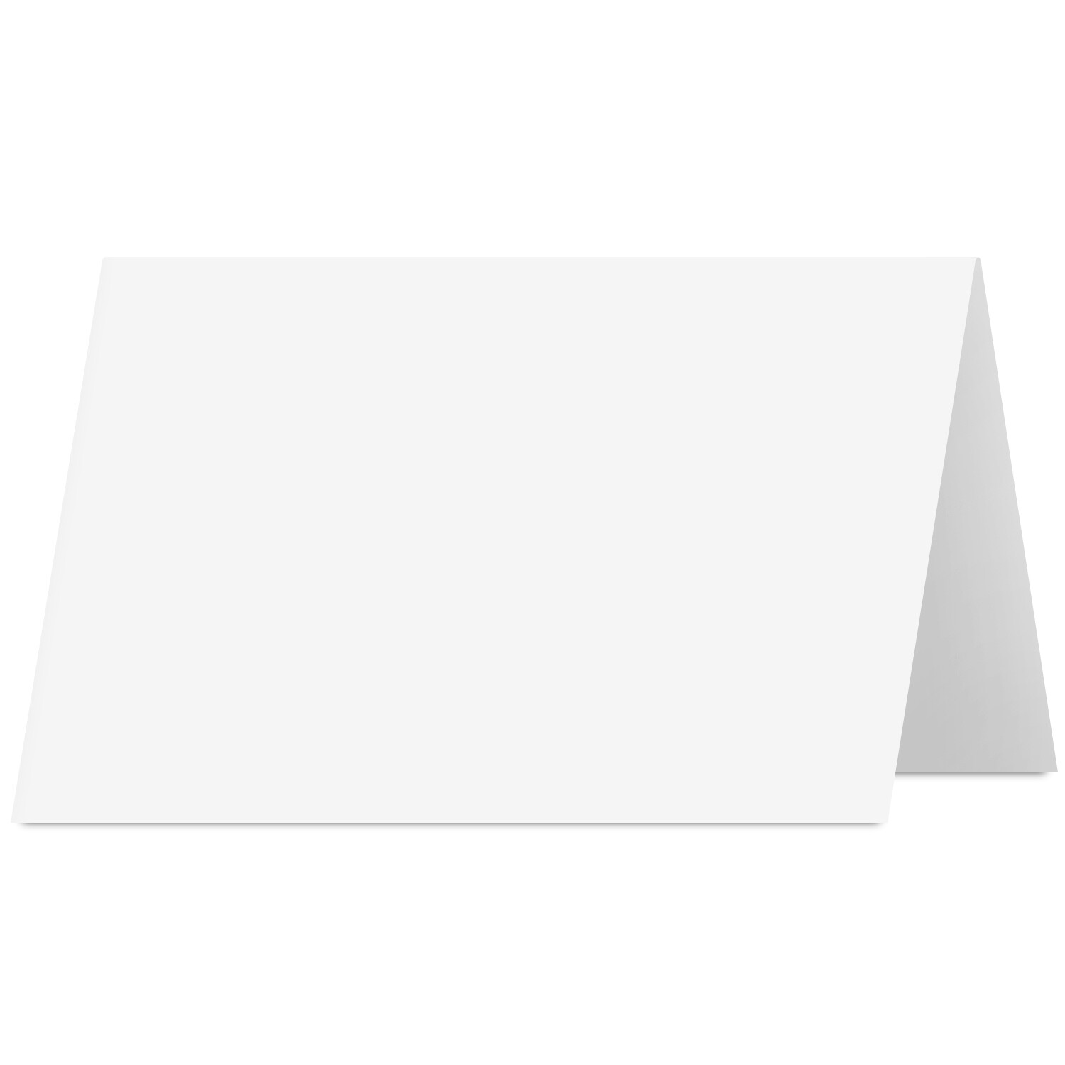 Extra Thick 100lb White Half Fold Greeting Cards – 5.5 x 8.5 – 50 per Pack