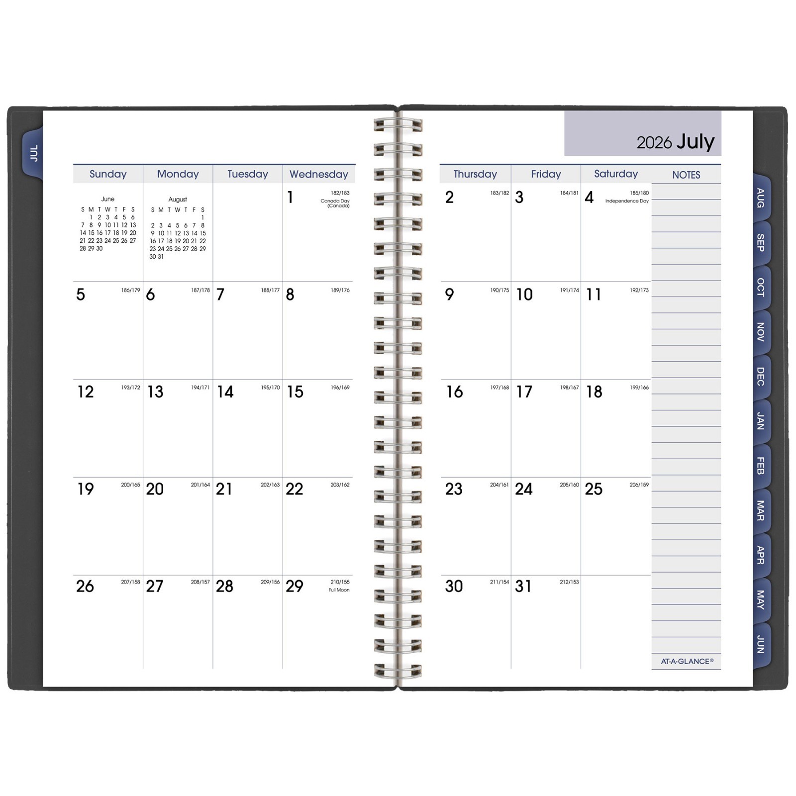 At-A-Glance 2026-2027 AYC200-45 Academic Weekly/Monthly Planner, 5 x 8″
