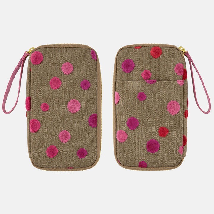 Hobonichi Small Drawer Pouch Pink Sparkle Pile Fabric Compact Organizer Japan