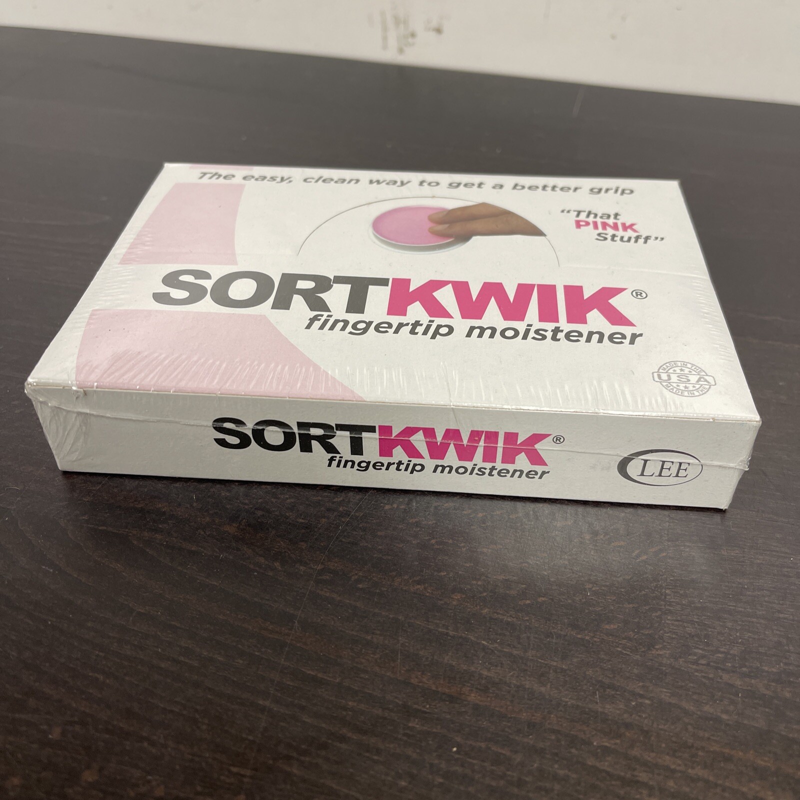 12 Pack Lee Sortkwik Fingertip Moisteners 3/8oz Each New