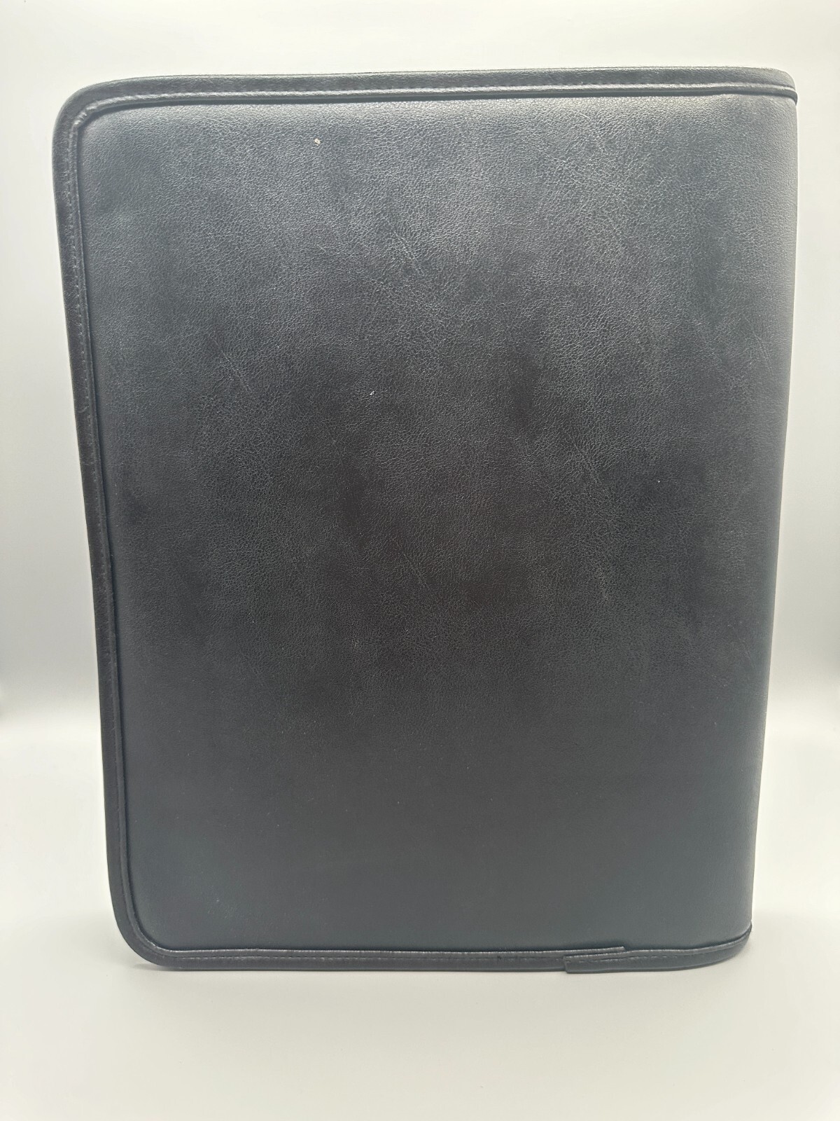 Avenues Binder Organizer Black Faux Leather Zipfolio Notes Business Credit Card