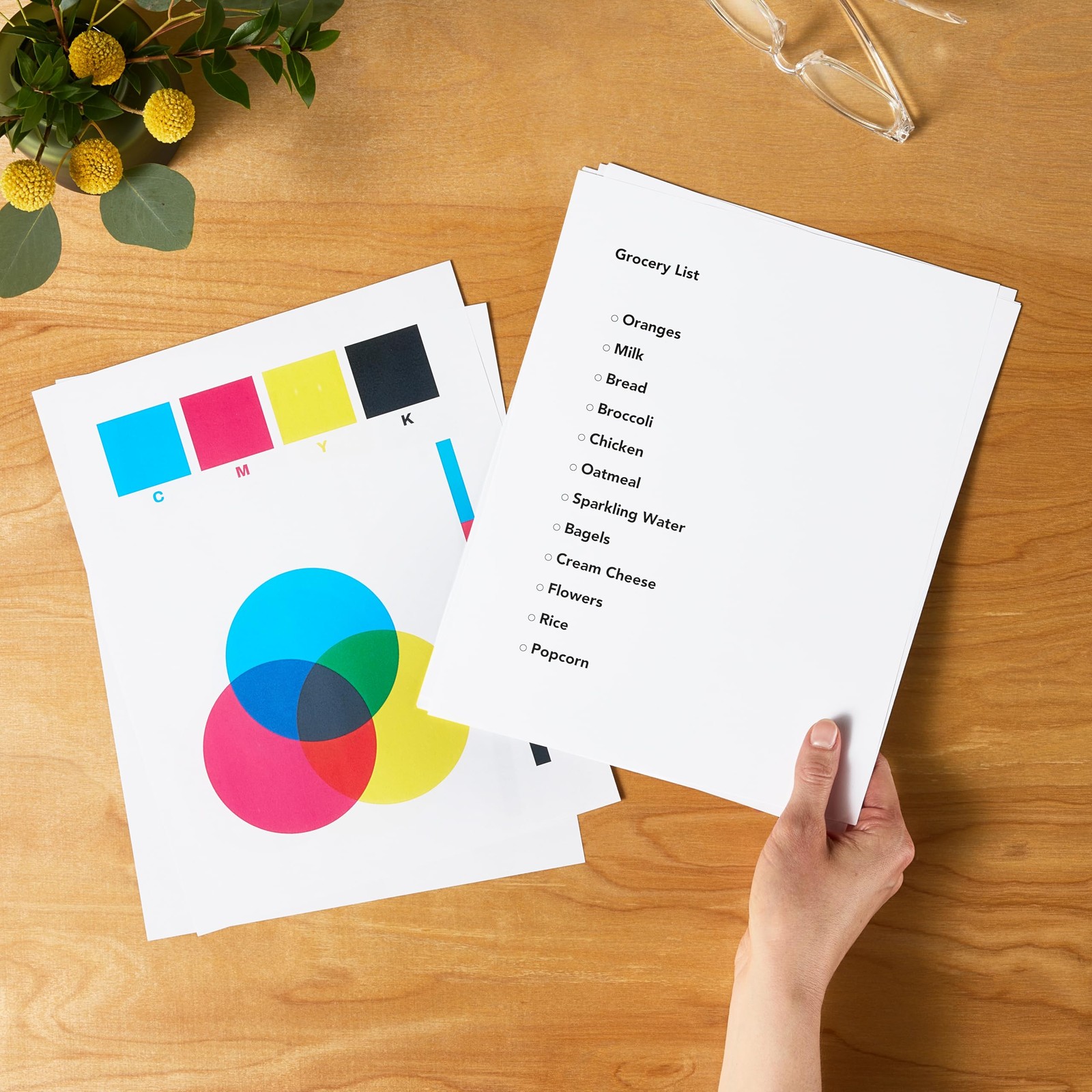 Basics Multipurpose Copy Printer Paper, 20 lb, 8.5 x 11 Inches, 8 Reams 4,000…