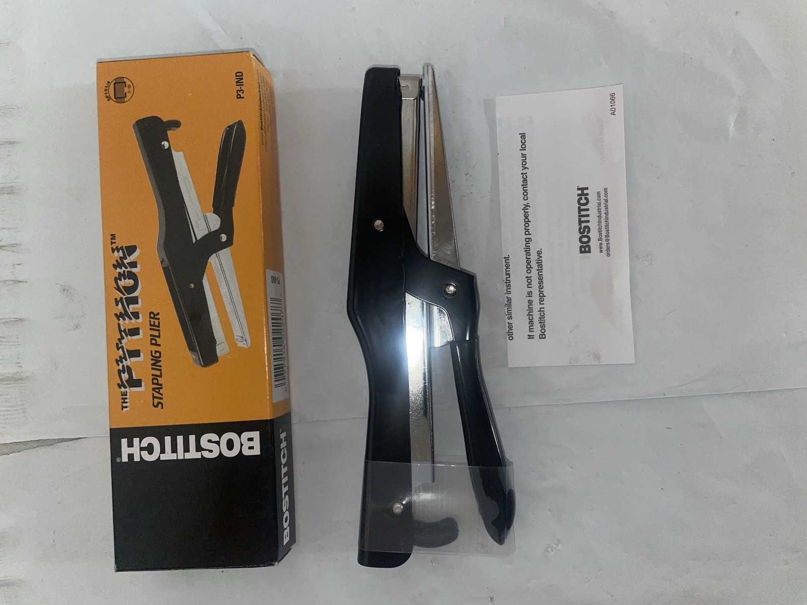 Bostitch Python Stapling Plier P3-IND