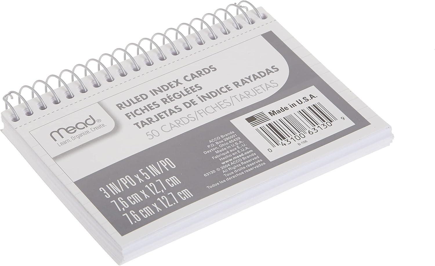 Versatile 3″ x 5″ Blank Back Index Cards – Perfect for Study & Presentations