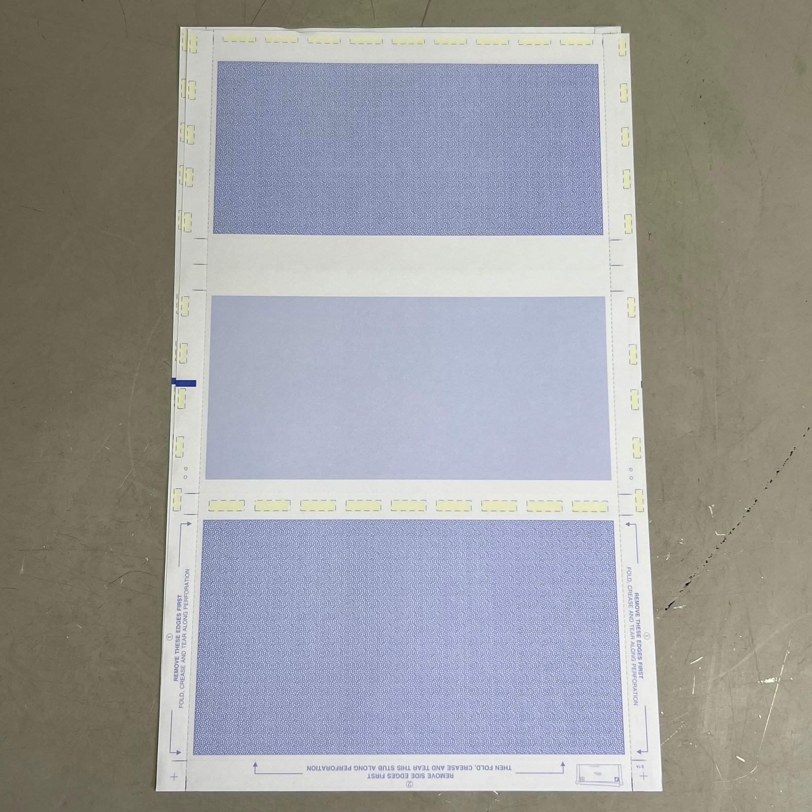 Check Paper (2000 Sheets) Sz 8.5″ W x 14″ L, White