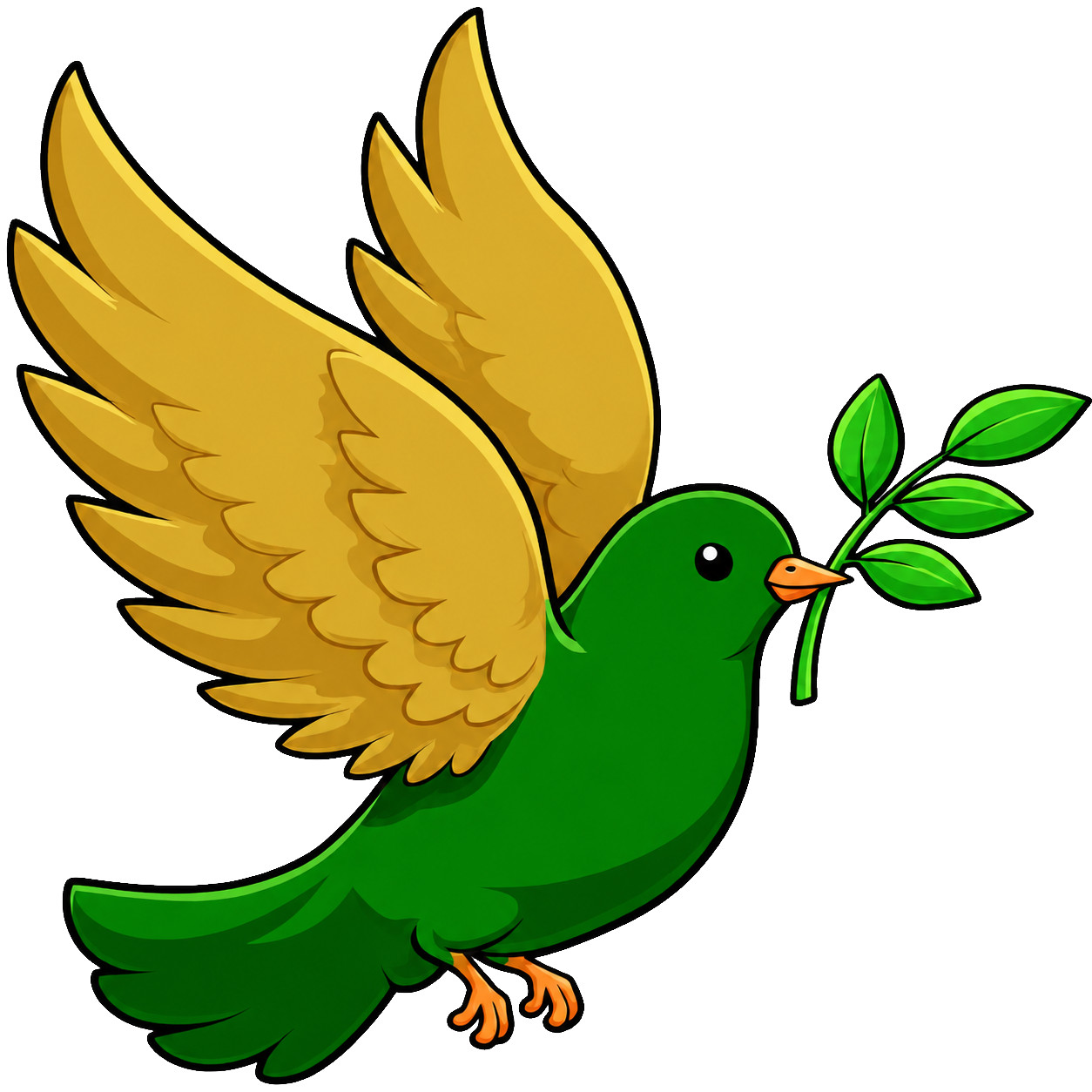 30 Custom Green Dove Art Personalized Address Labels