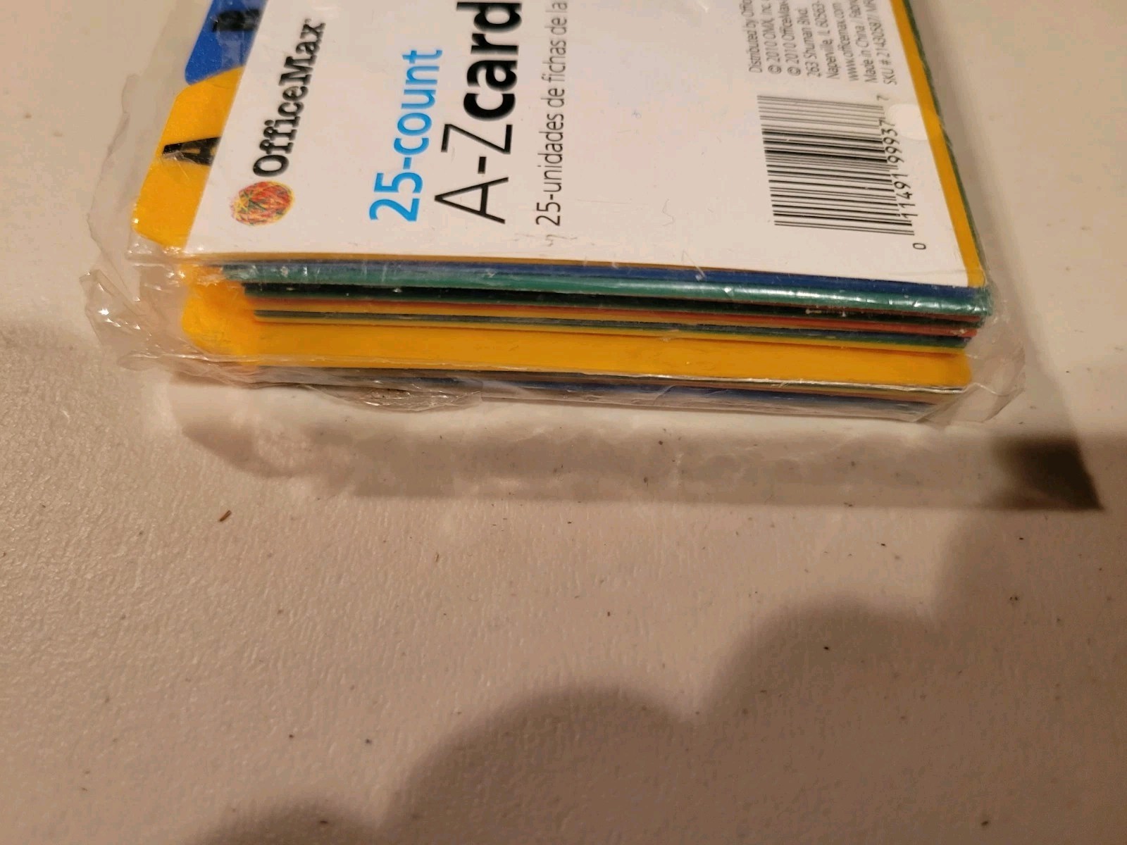 Office Max A-Z Durable Poly Card Guides 3″ x 5″ Office Organizer Card Set (NISP)